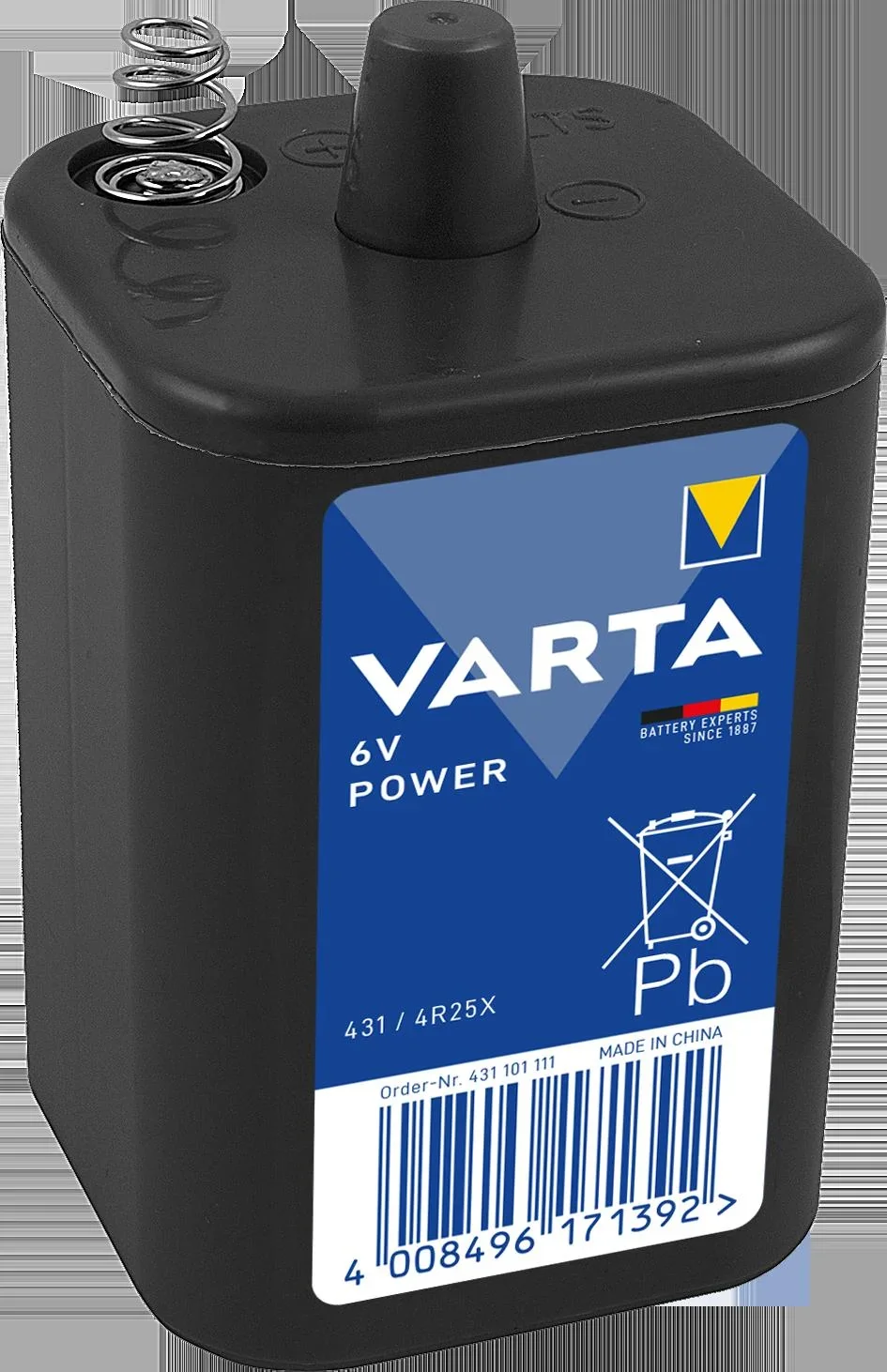 Longlife Plus 431 / 4R25X Blockbatterie, 6V, 8,5Ah - 1 Stück - 0