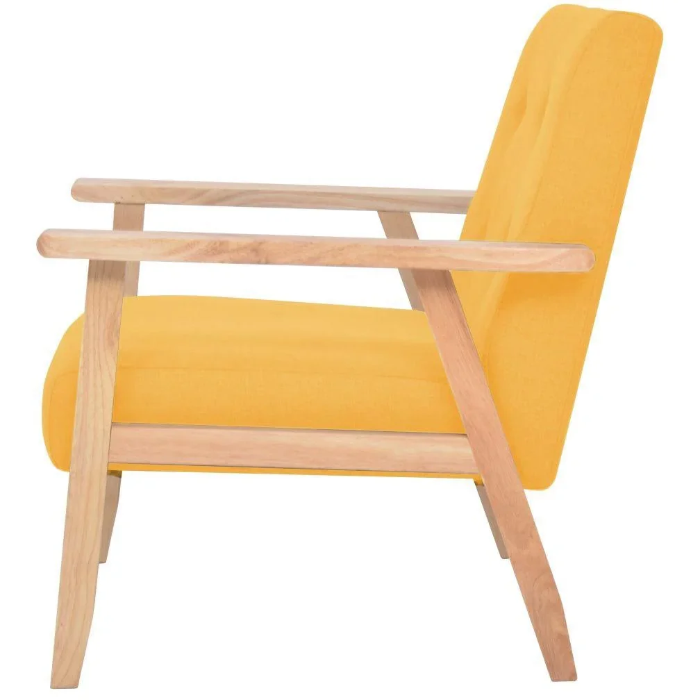 Sessel Stoff gelb - 1