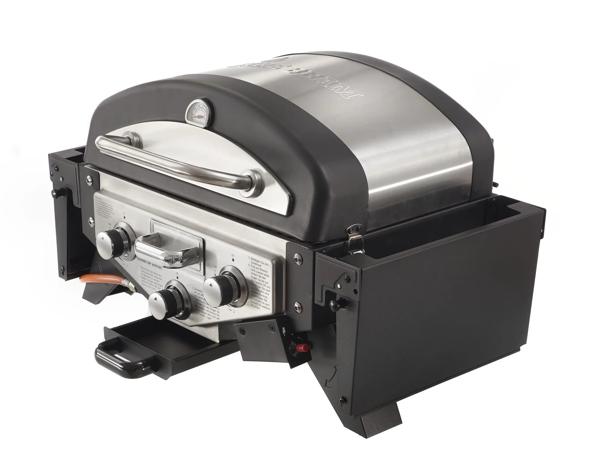 Tischgasgrill-Smoker "DALLAS" schwarz - 9