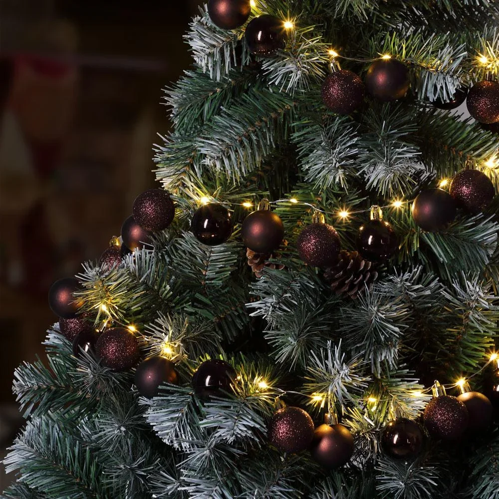 Weihnachtsbeleuchtung Kugeln 40-LED - Bronze - 2m - 1