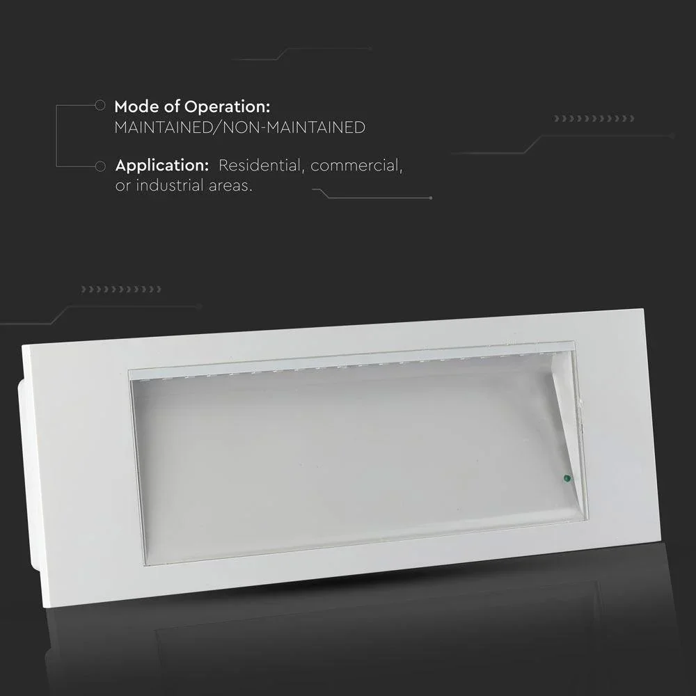 VT-511 Notleuchte - LED - Anbauleuchte - 3,8W - IP20 - 3