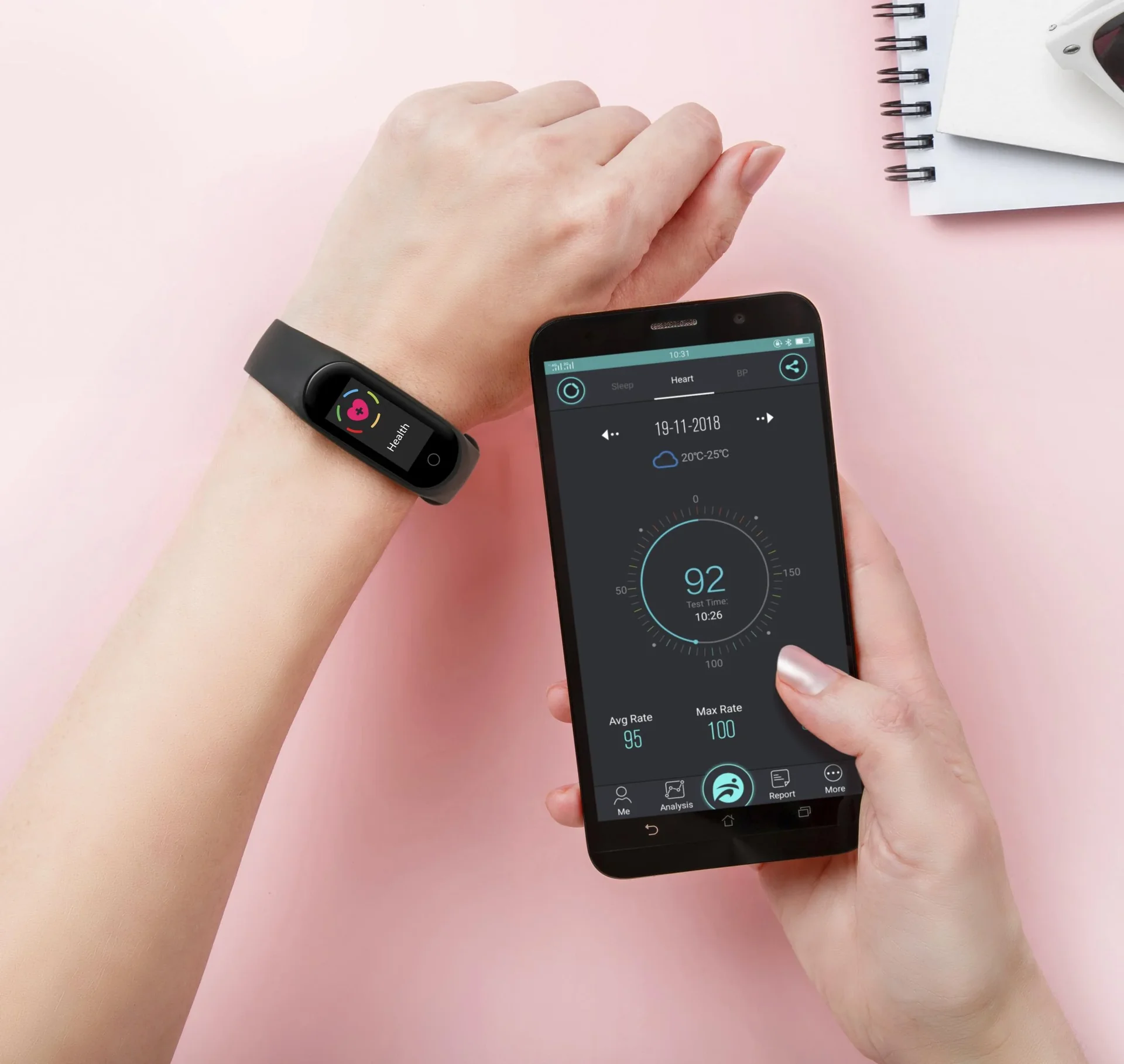 Fitnesstracker TX-HR6 - 0