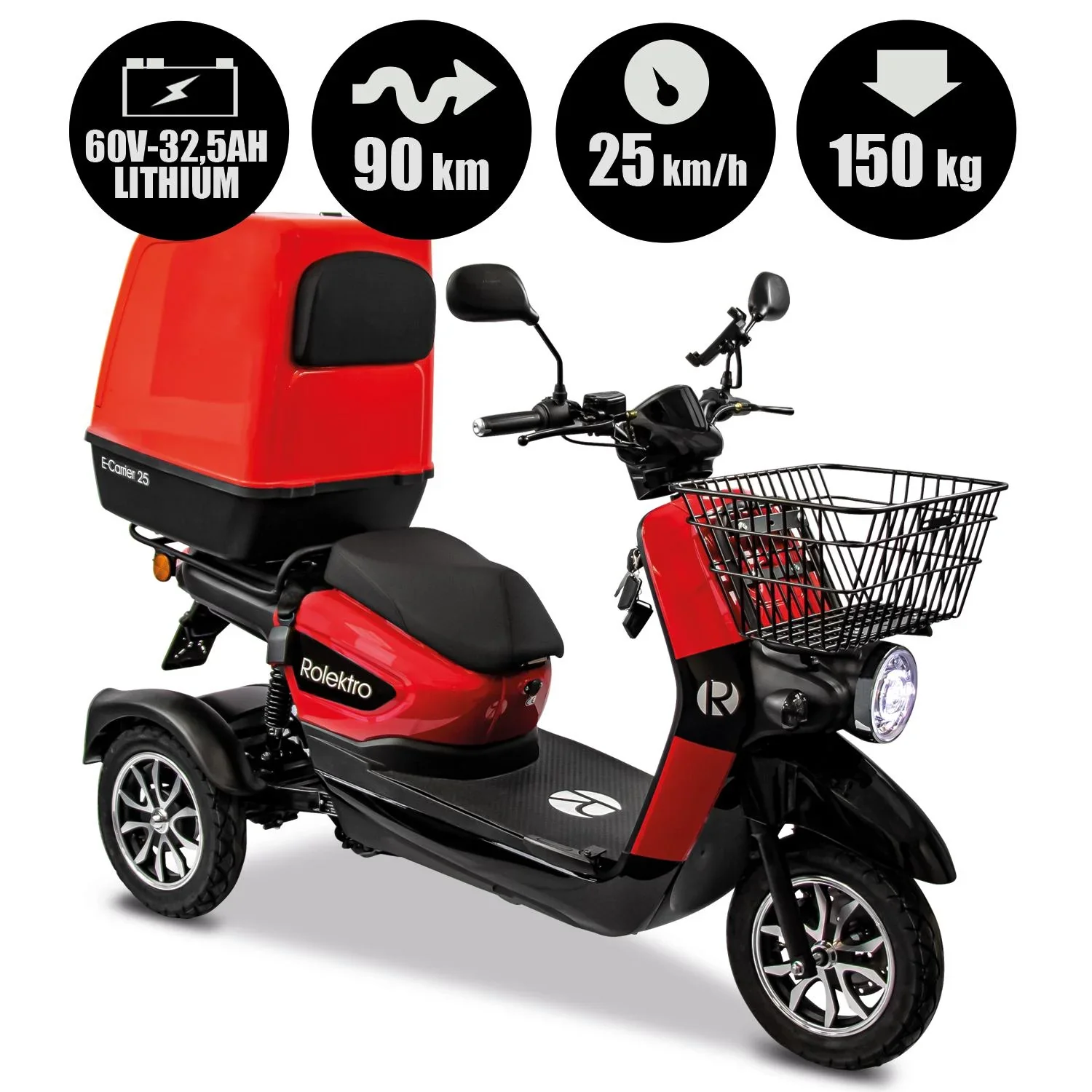 E-Carrier 25 V.3 - mit XXL-Heckkoffer - 4