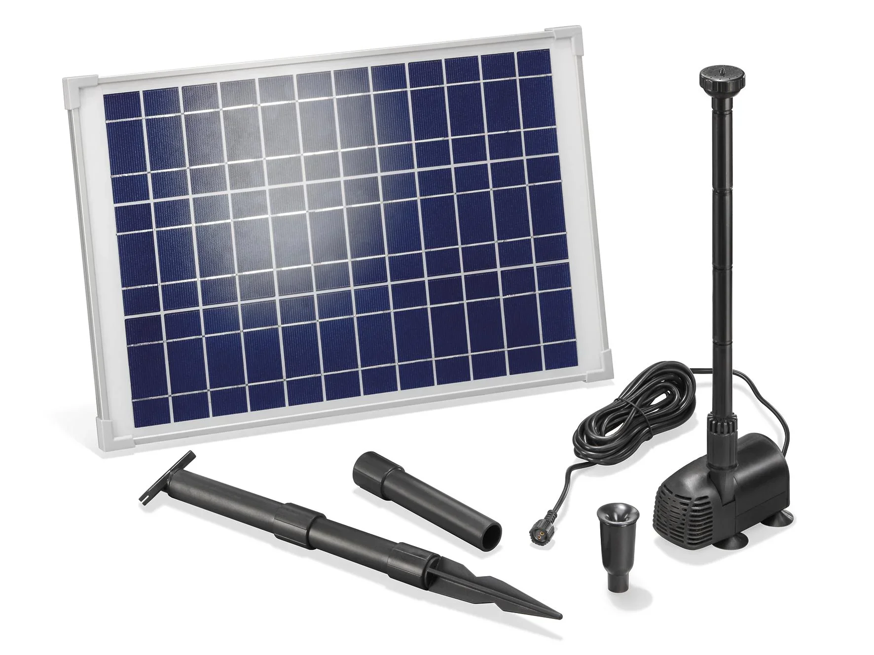 Solarpumpensystem "Splash" mit 20 W Solarmodul, 1350 l/h, max. 190 cm - 2