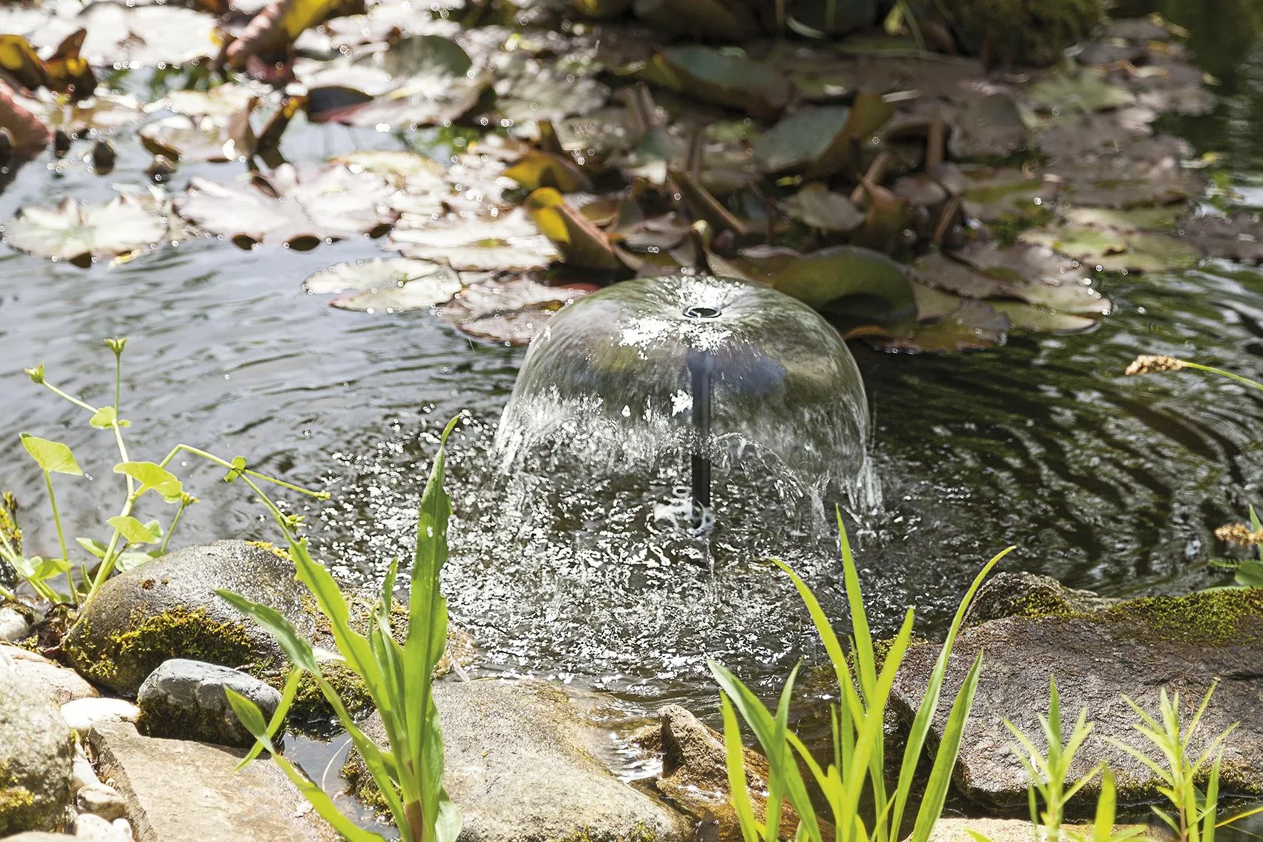 Solarpumpensystem "Splash" mit 20 W Solarmodul, 1350 l/h, max. 190 cm - 3