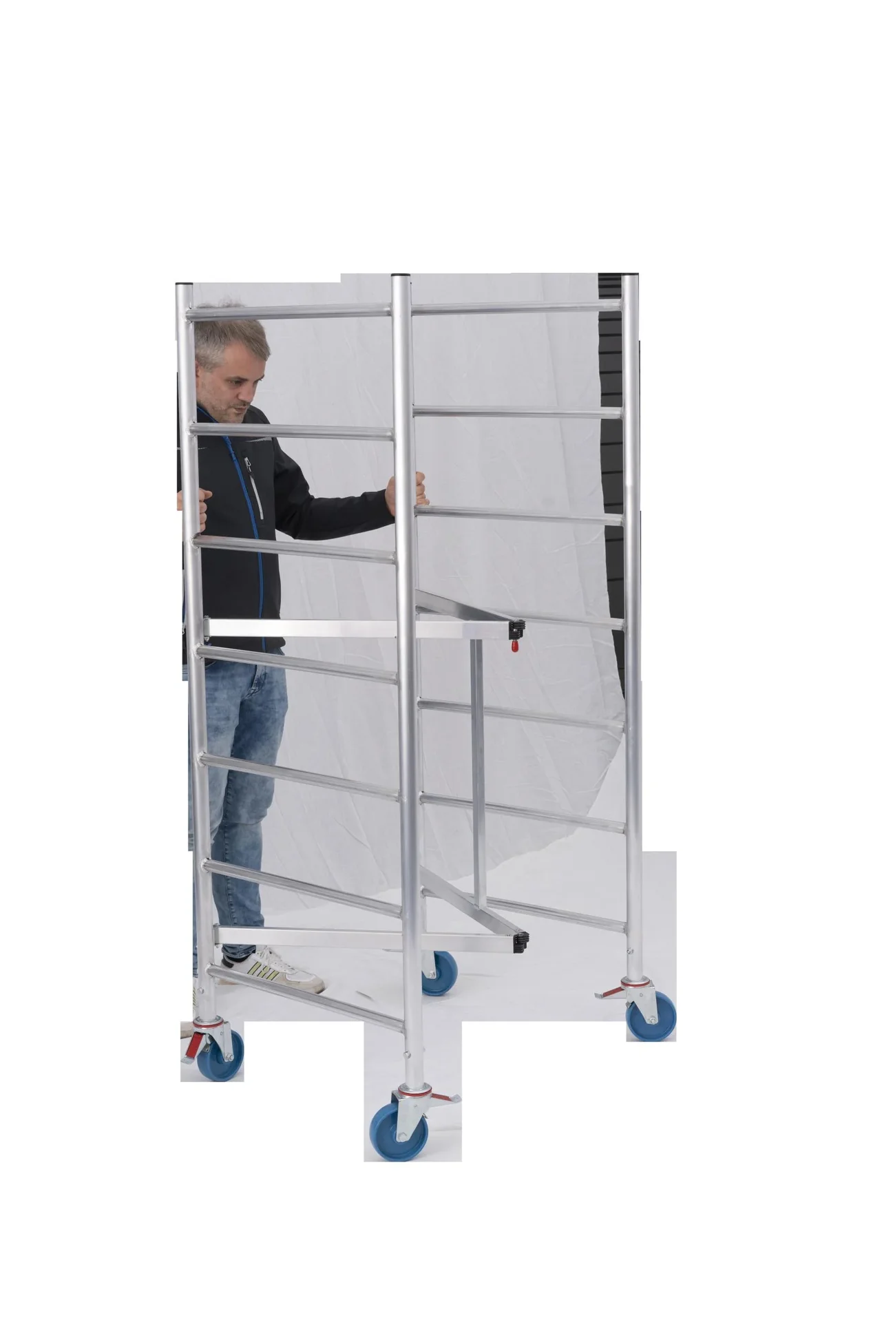 Faltgerüst RollTec, Arbeitshöhe bis 2,90m - 1