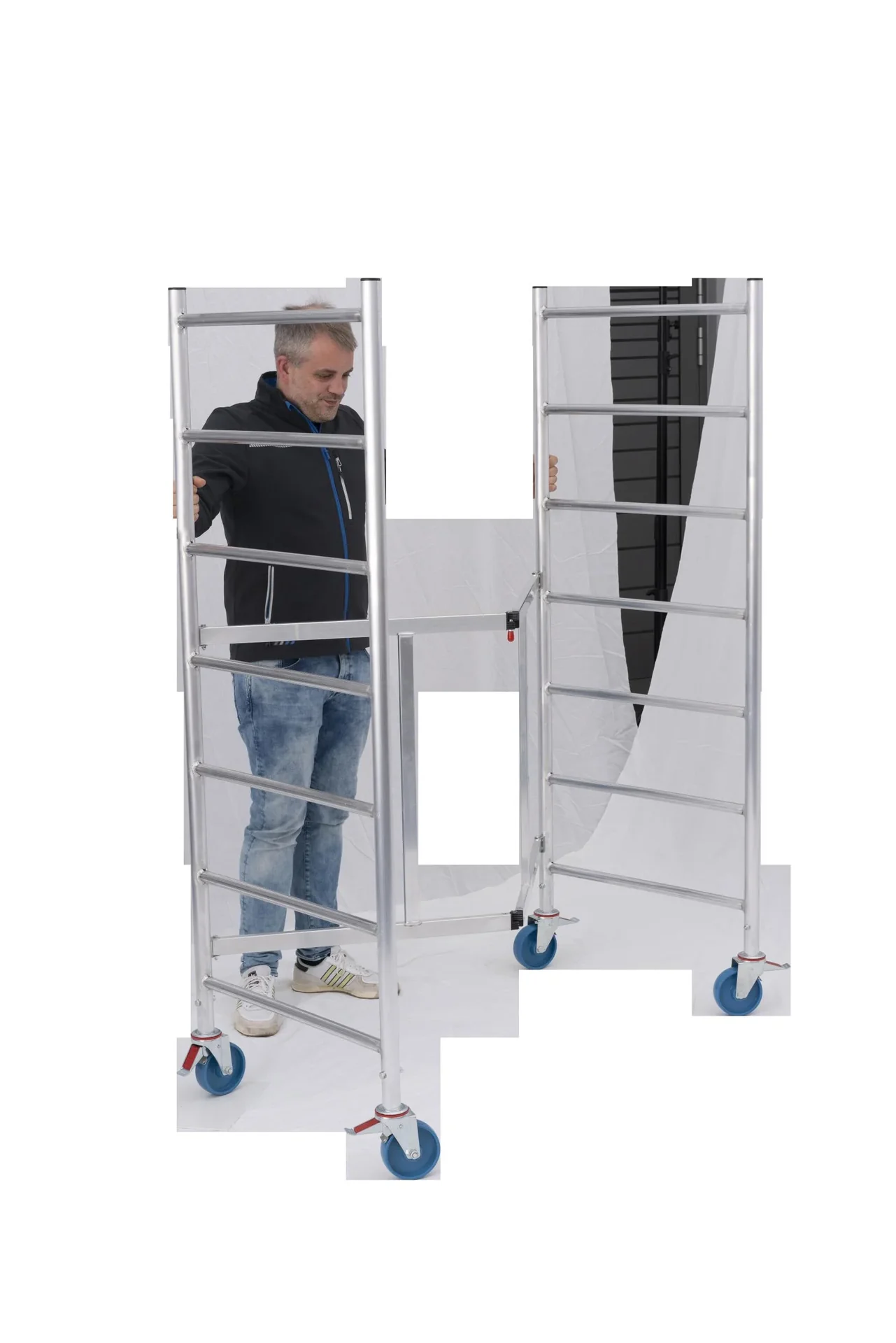 Faltgerüst RollTec, Arbeitshöhe bis 2,90m - 3