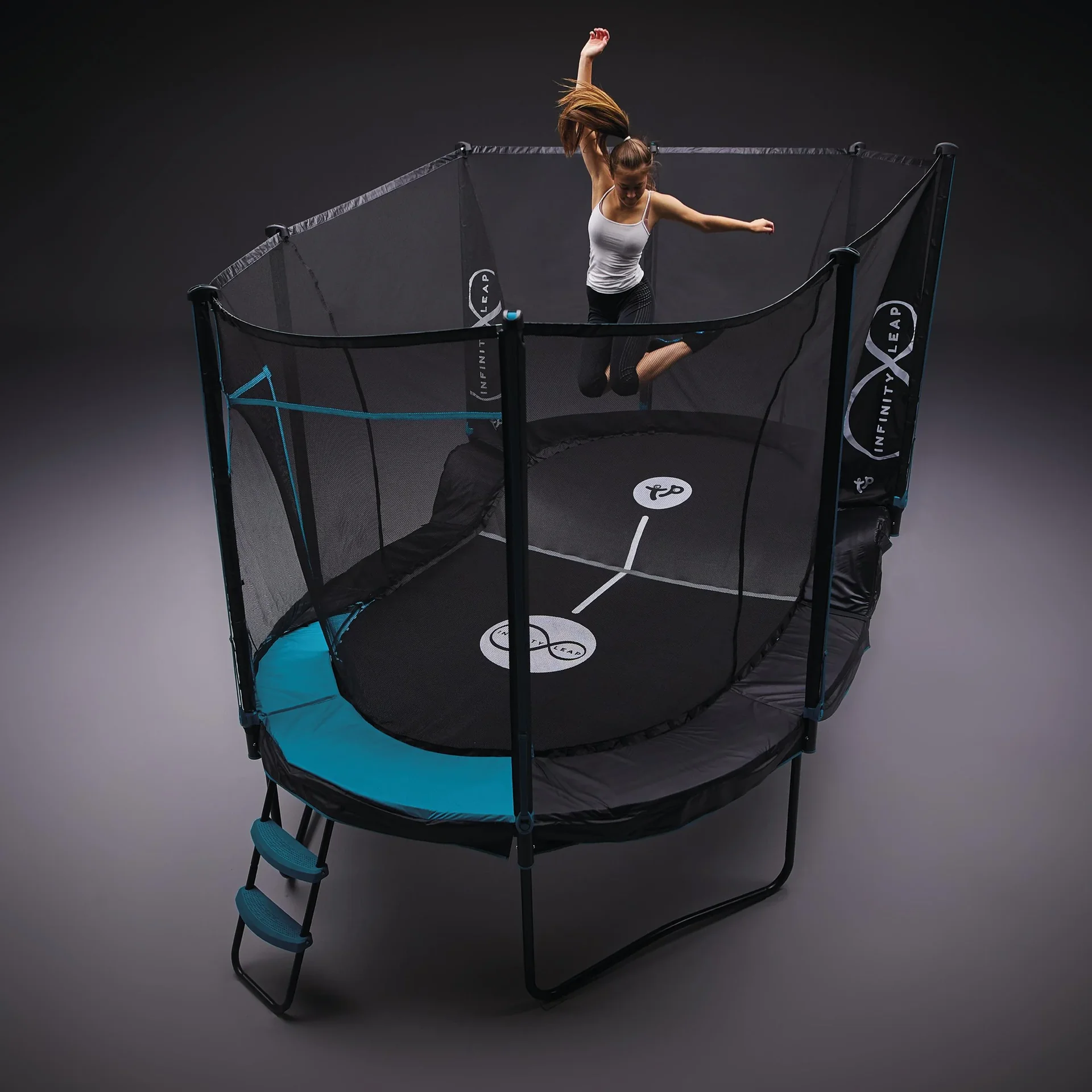 Infinity Trampolin blau/schwarz - 5