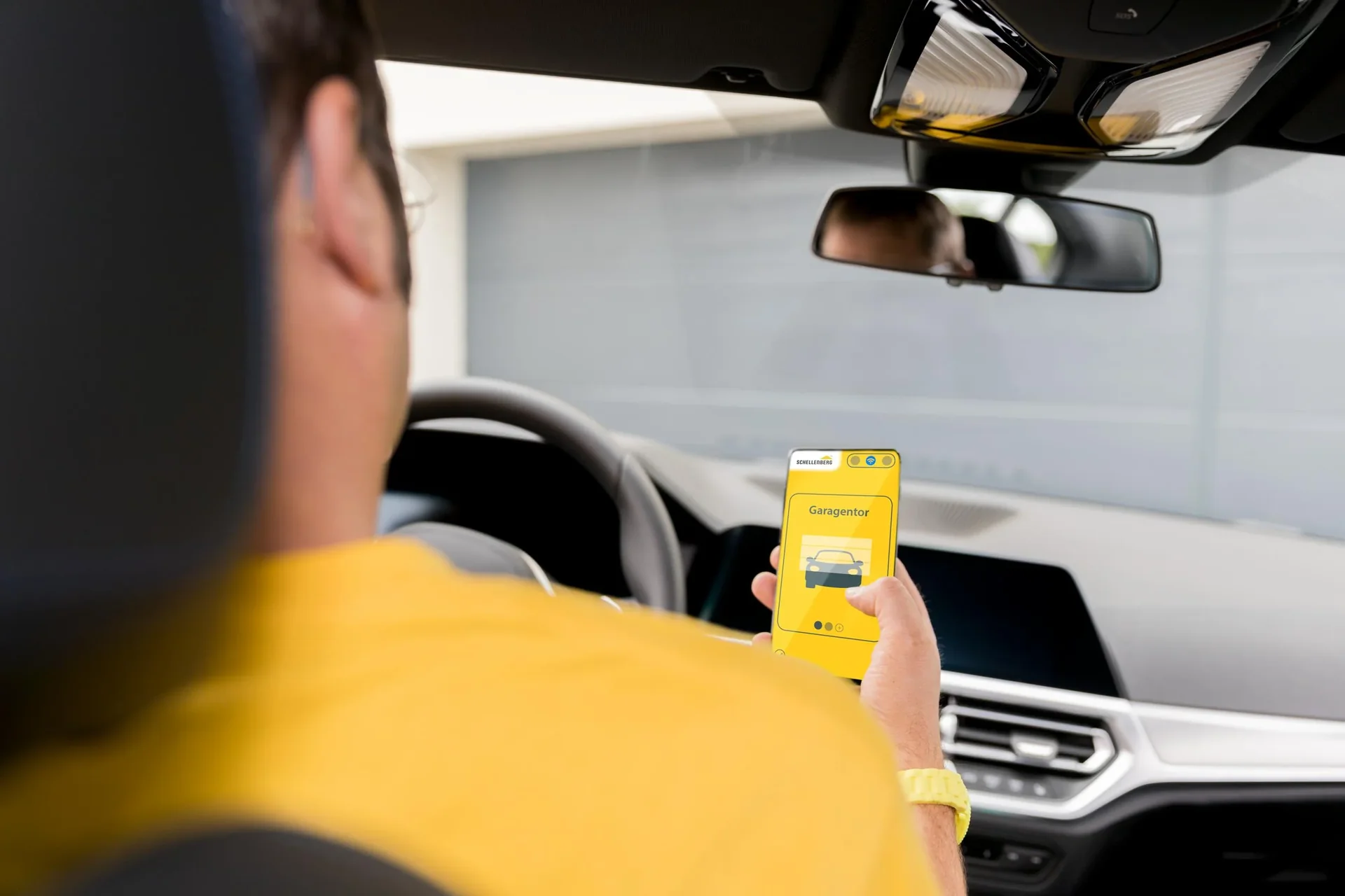 Smartphone Garagentoröffner mit LED - 3