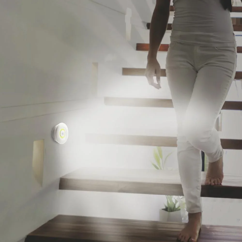 LED Leuchten 4er Set mit Bewegungsmelder und Lichtsensor - 4