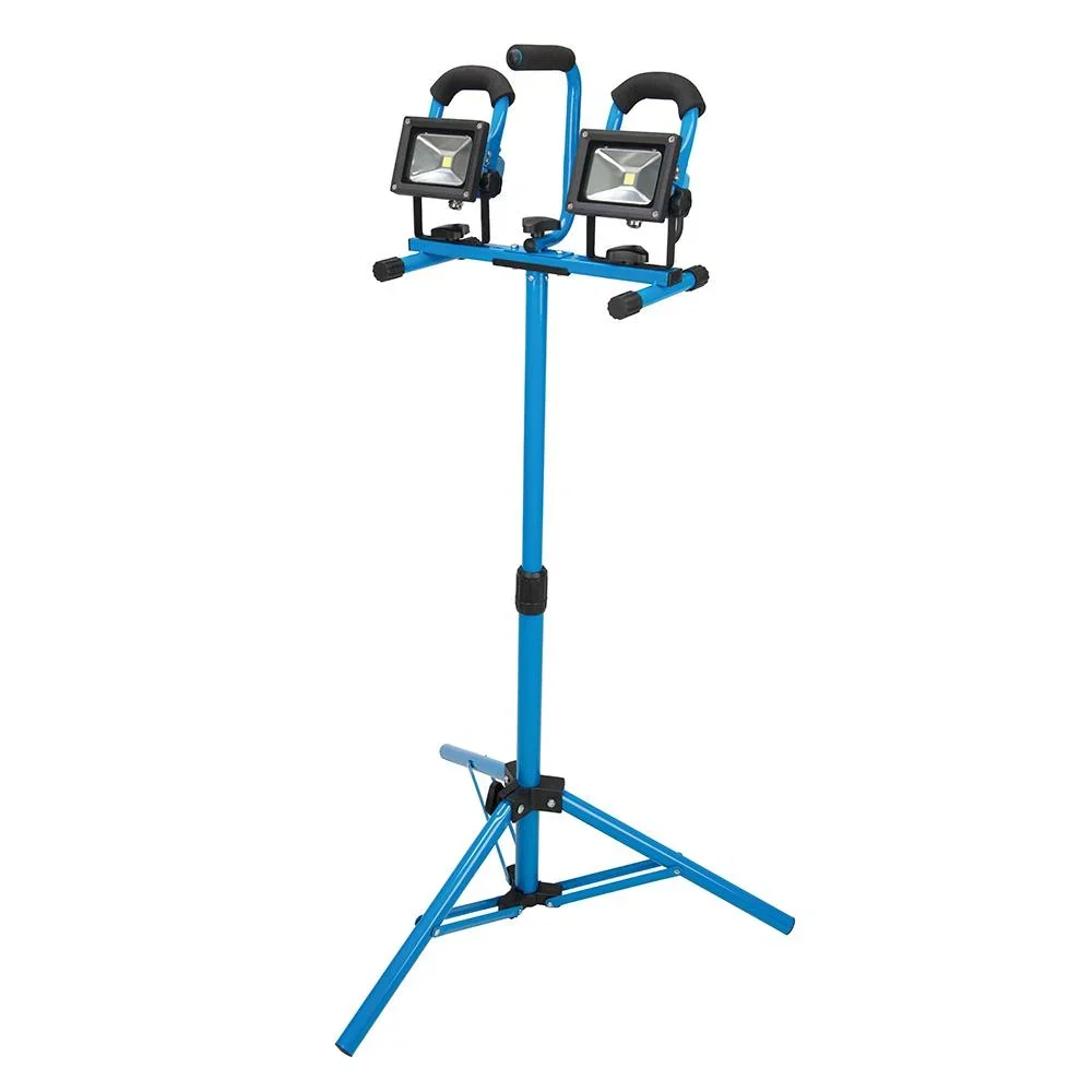 Stativ-LED-Arbeitsscheinwerfer 2 x 10 W (EU) - 0