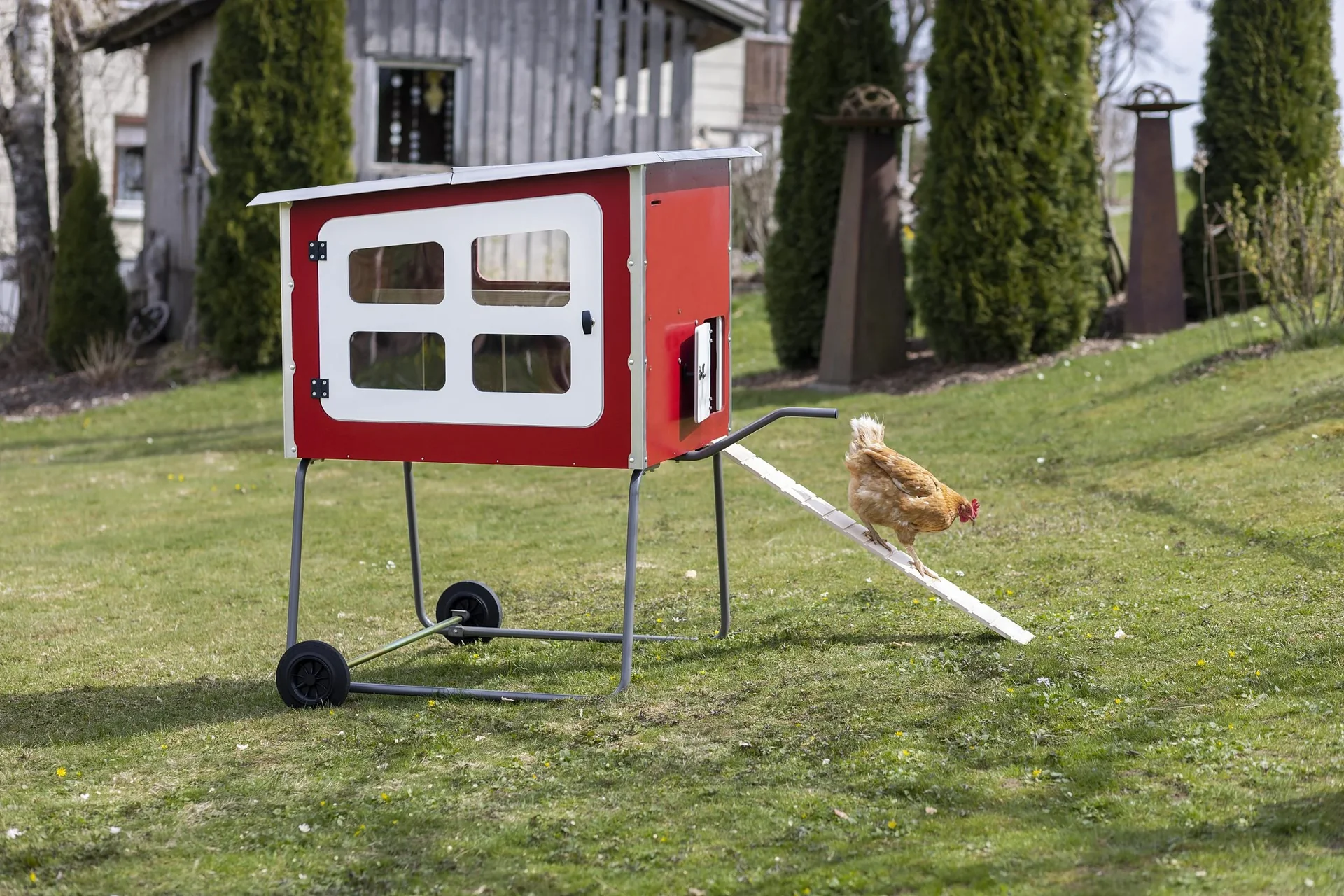 MobileCoop Hühnerstall Holz - 2
