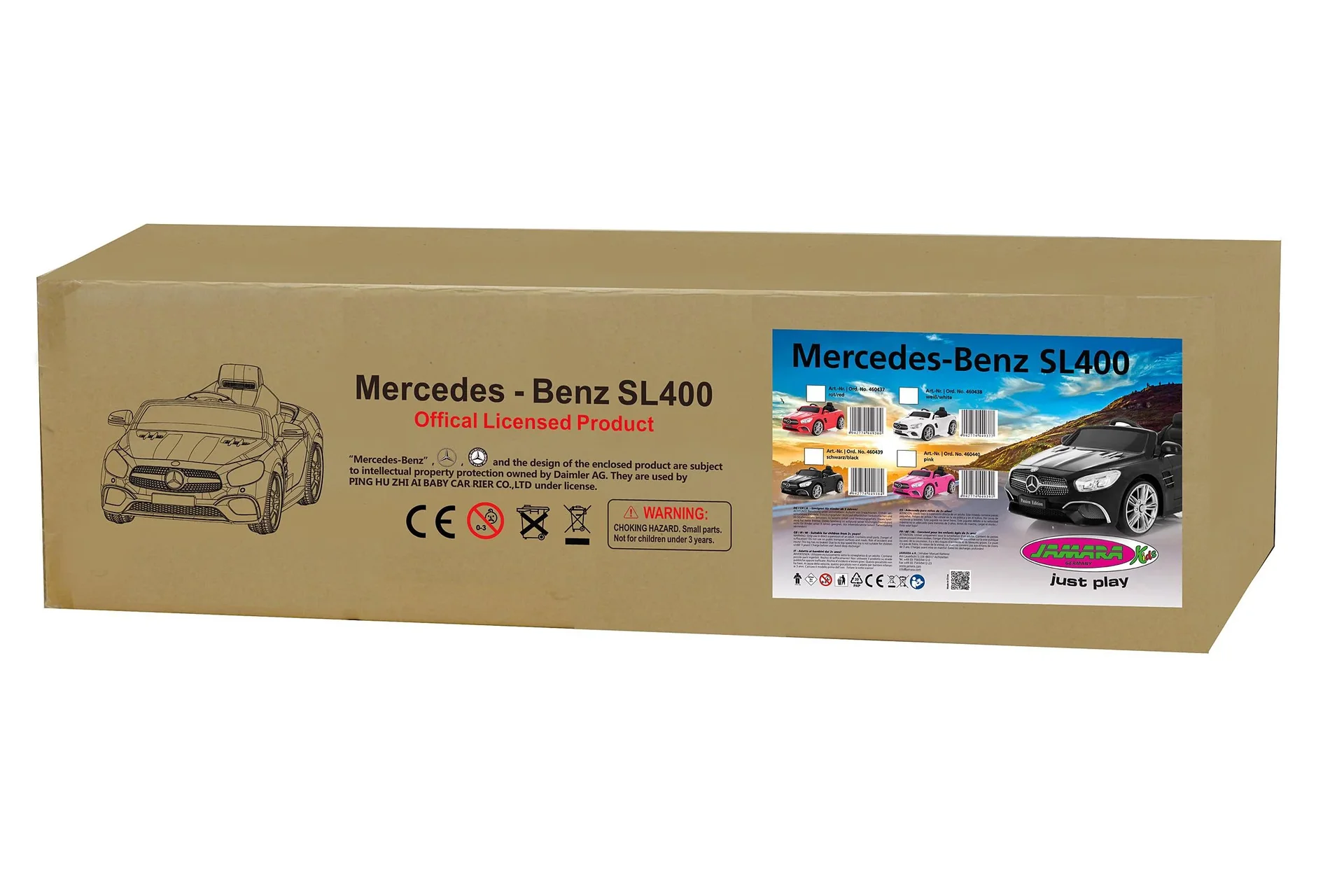 Ride-on Mercedes-Benz SL 400 schwarz 12V - 3