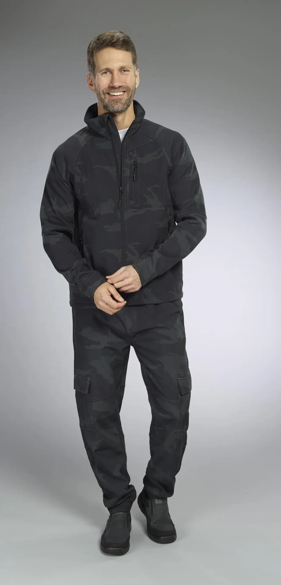 Softshelljacke, Farbe camouflage, Gr.M - 3
