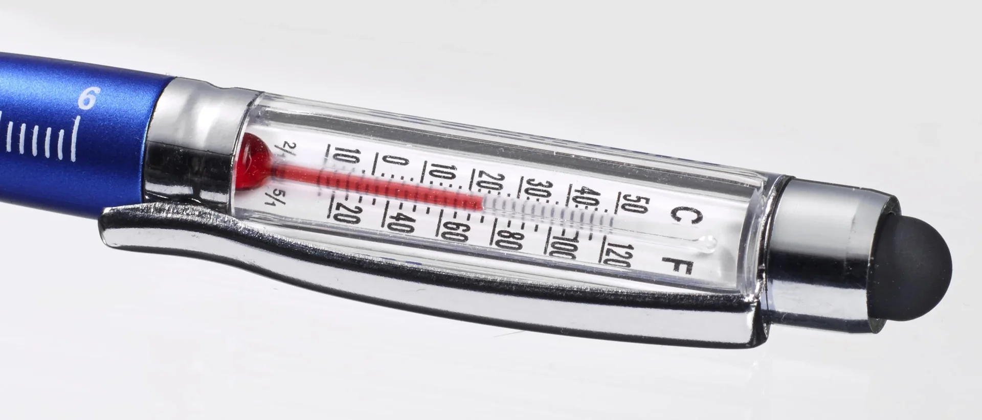 Kugelschreiber mit Thermometer - 0