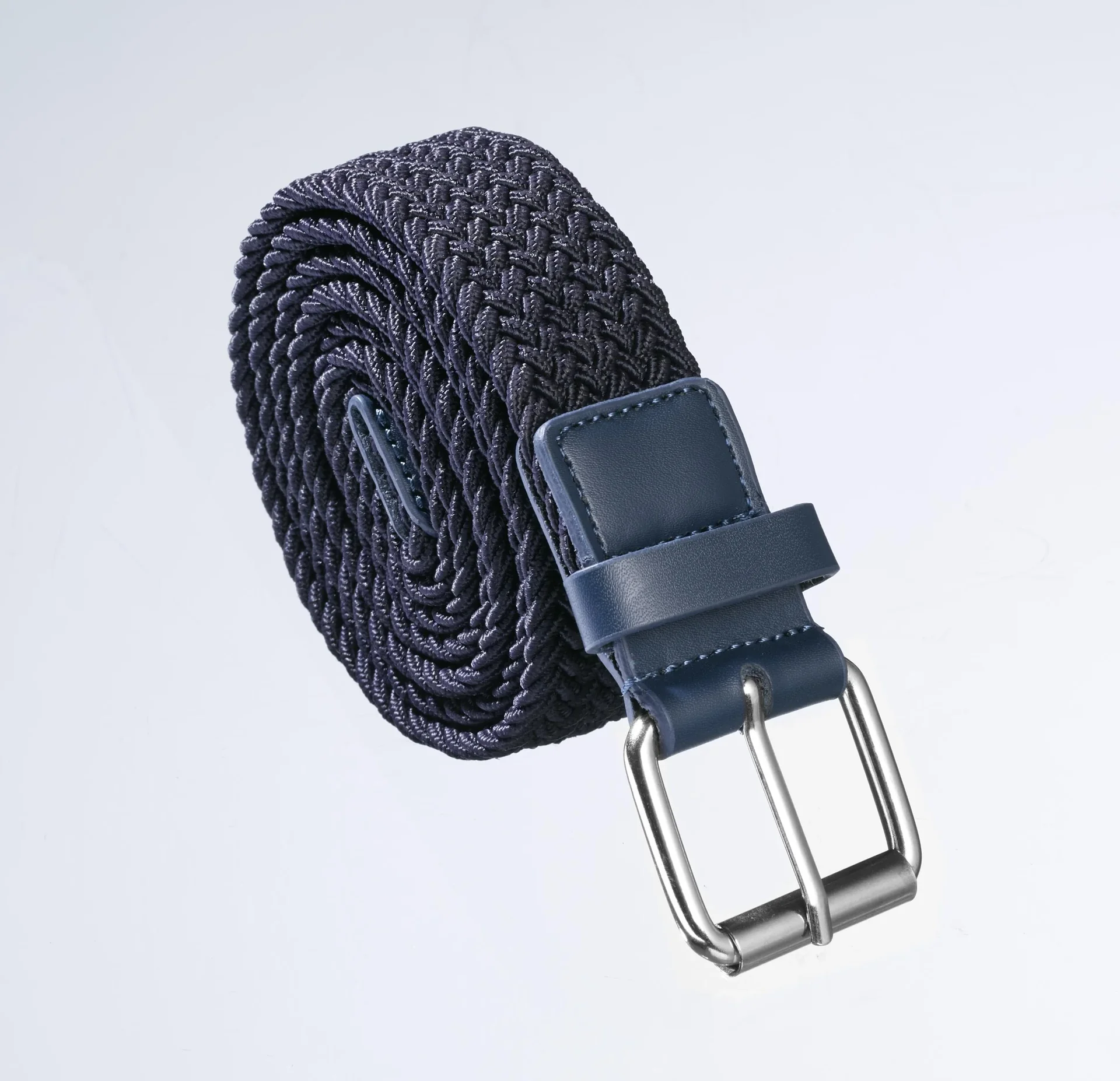 Stretch-Gürtel für Herren, superelastisch 3cm Breit, Farbe marine - 1