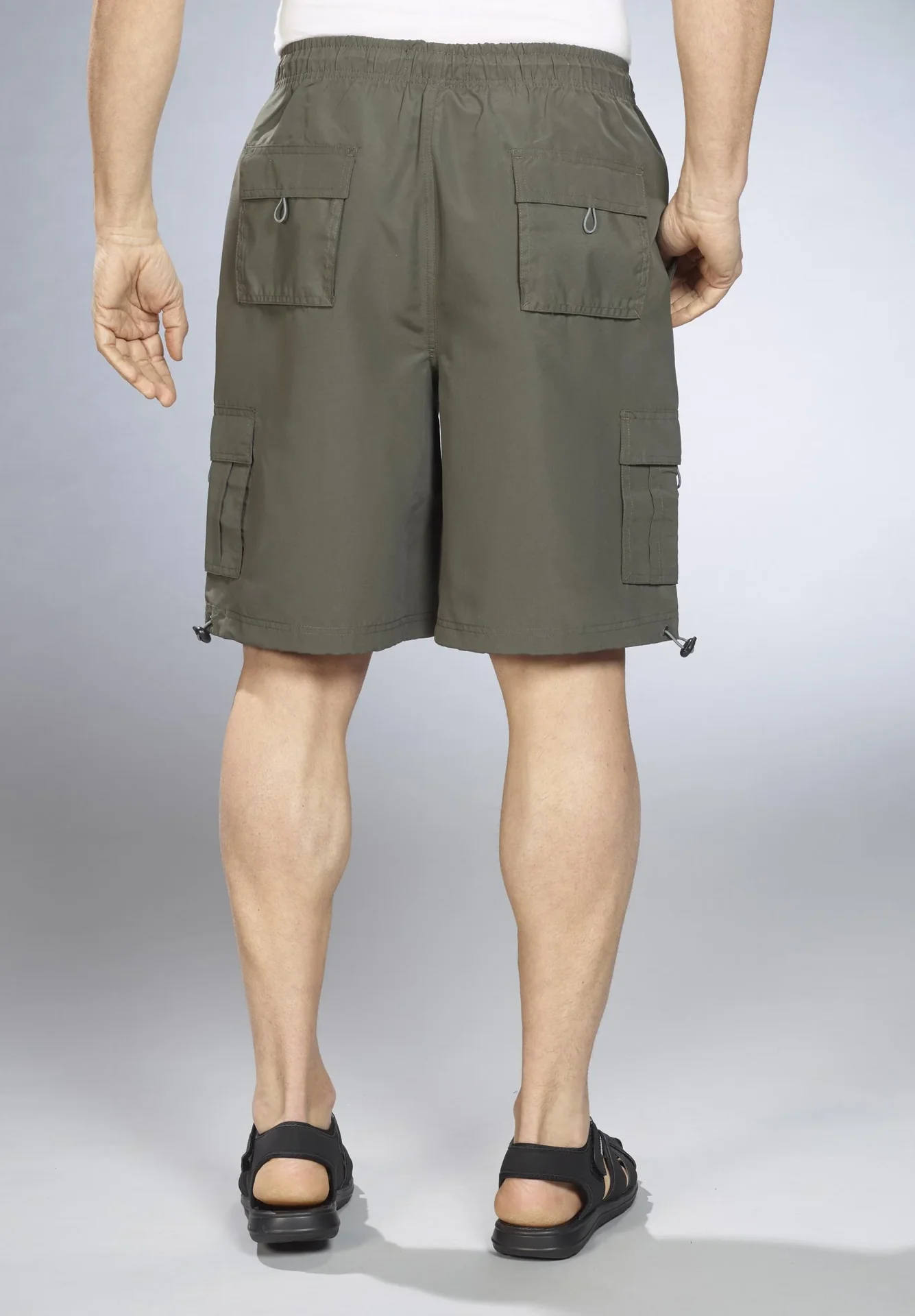 Herren Shorts mit Gummizug, Farbe schwarz, Gr. L - 0