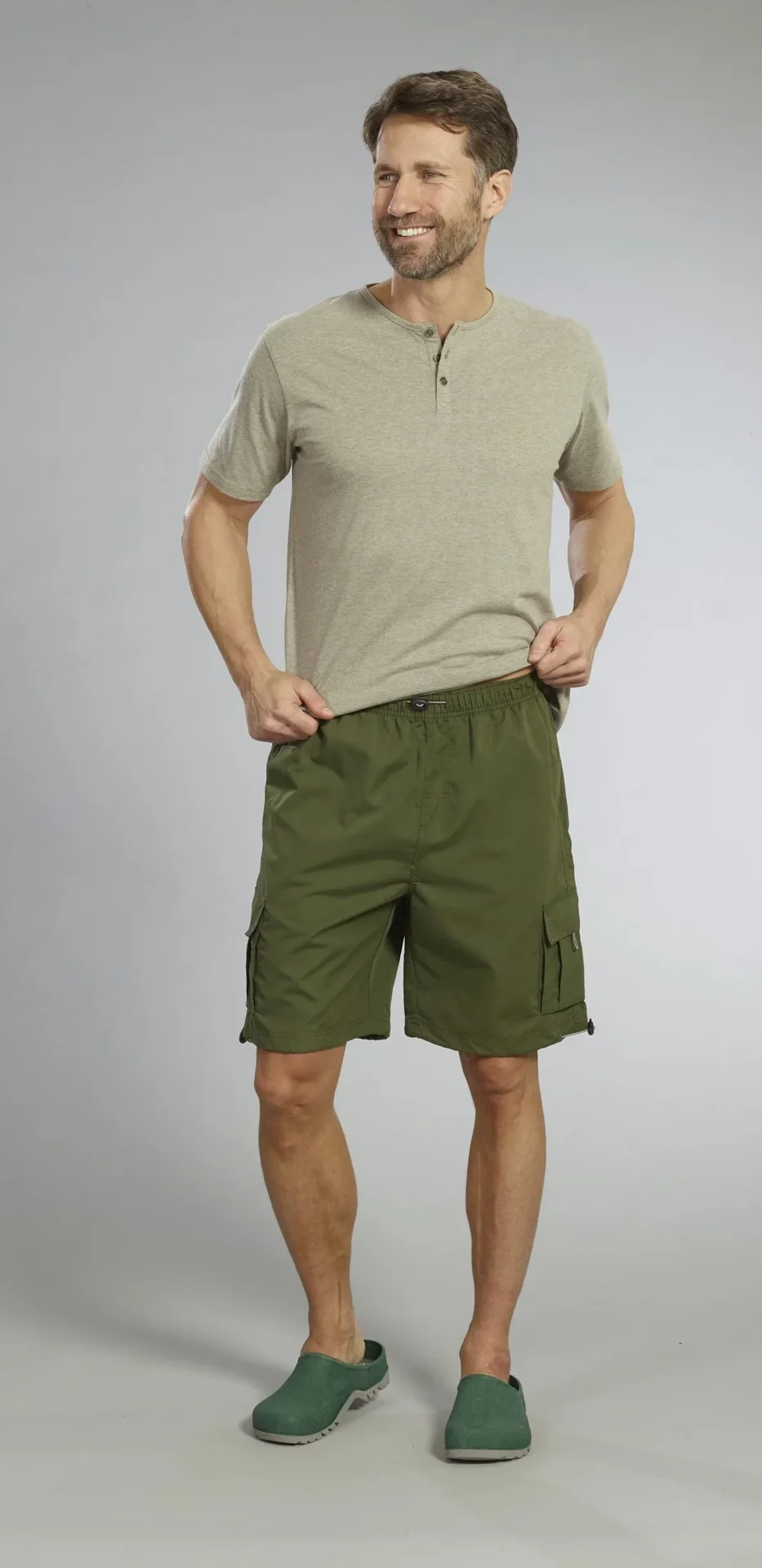 Herren Shorts mit Gummizug, Farbe schwarz, Gr. L - 6