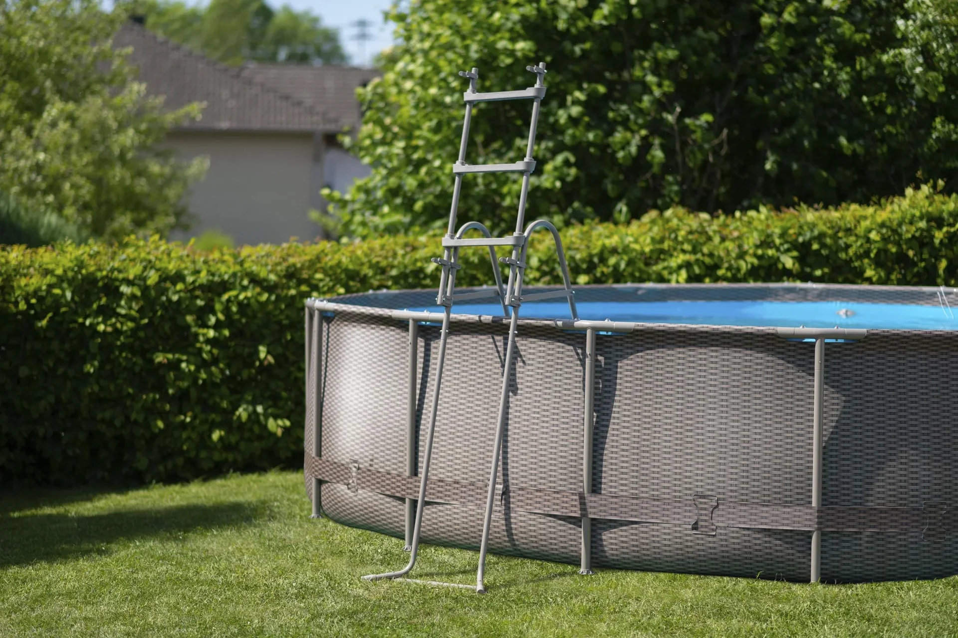 Active Frame Pool Ø457 x 106 cm rattan braun - 6