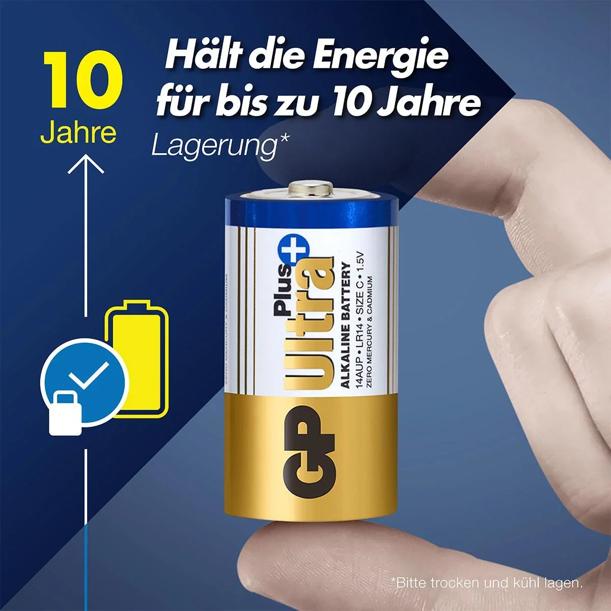 ULTRA PLUS Baby C Alkaline Batterien - 2 Stück - 6
