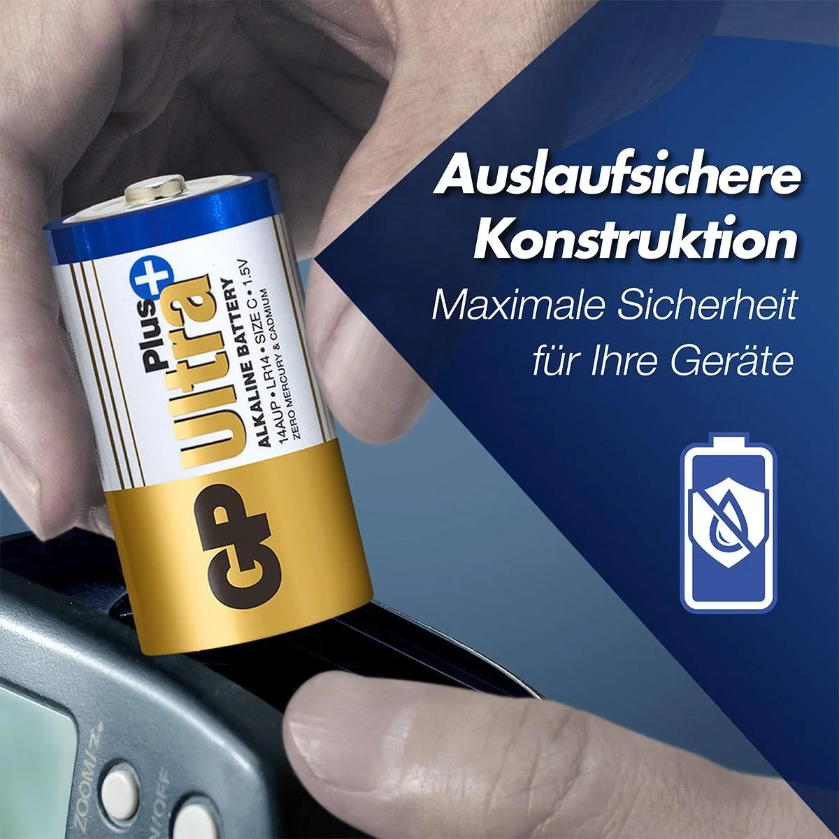 ULTRA PLUS Baby C Alkaline Batterien - 2 Stück - 7
