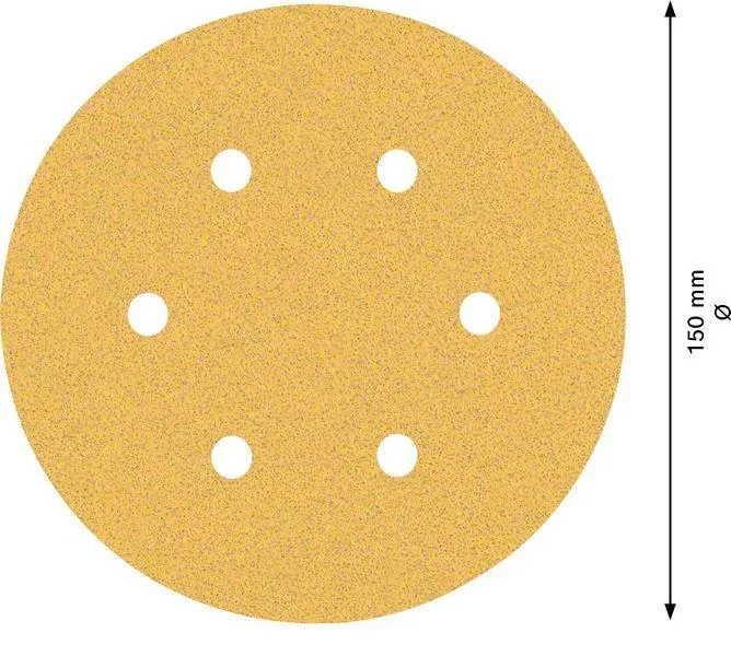Schleifblatt C470, 150 mm, K80, EXPERT, 50 Stück - 7