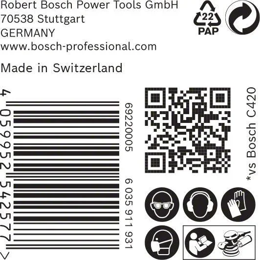 Schleifblatt C470, 150 mm, K80, EXPERT, 50 Stück - 10
