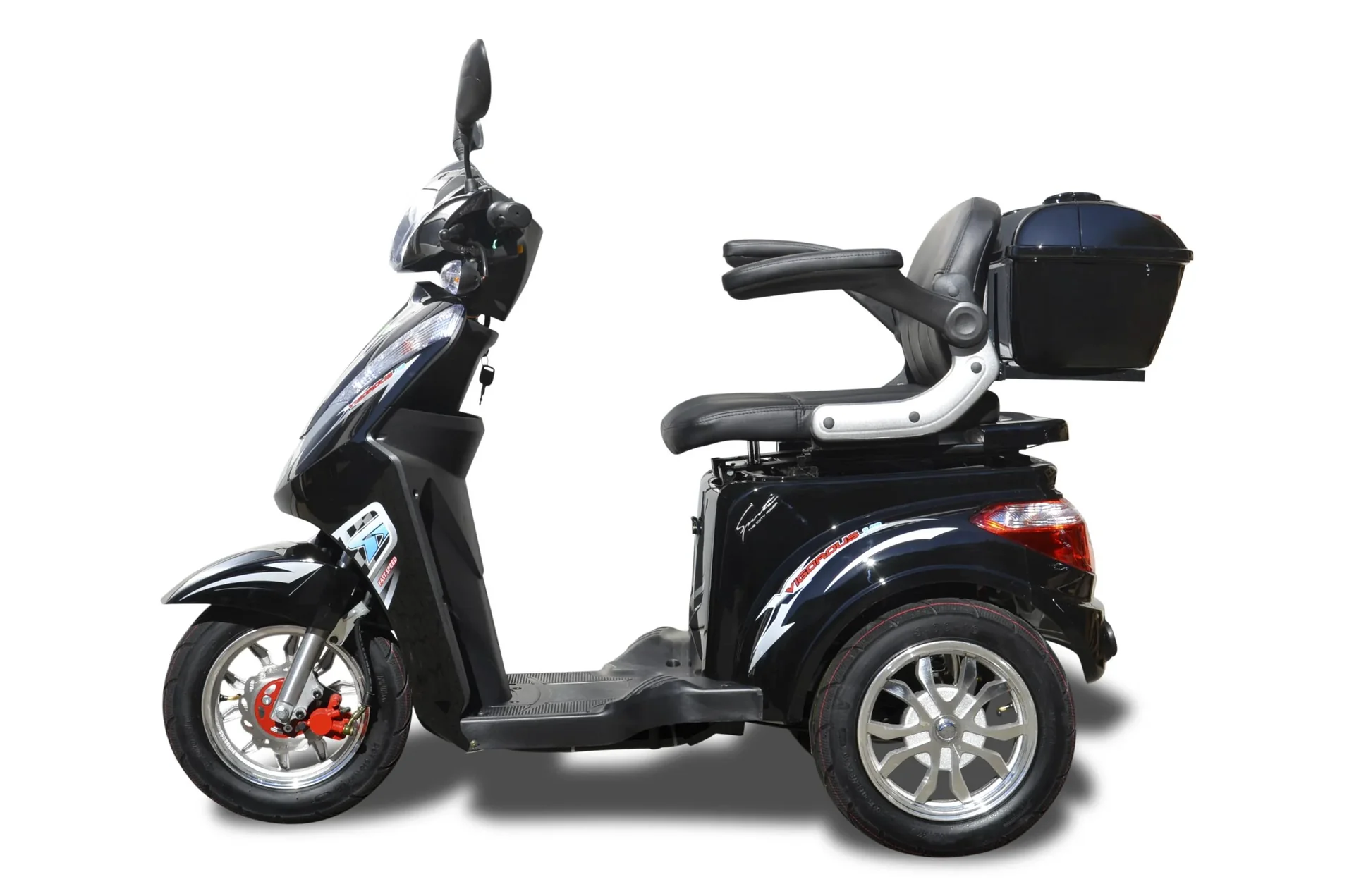Senioren Roller schwarz - 20 Ah Li-Io Akku - 25 km/h - Seniorenmobil - 0