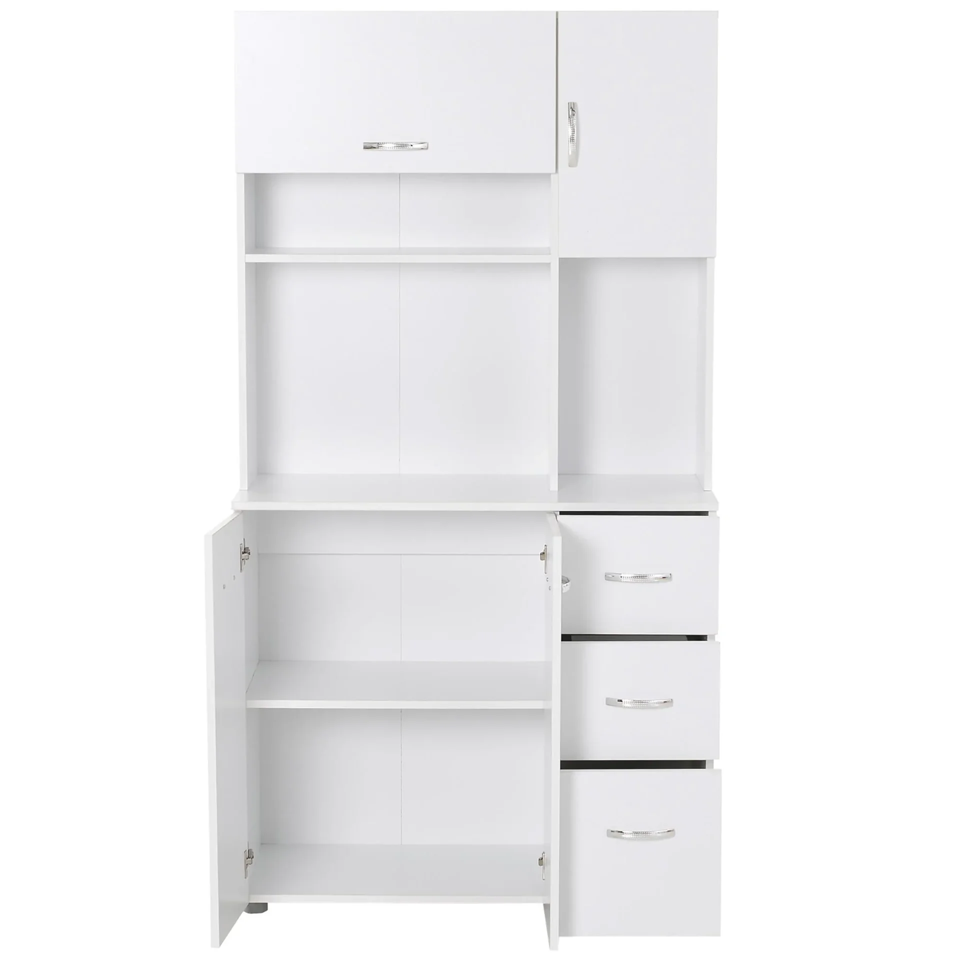 Küchenschrank, weiß - 4