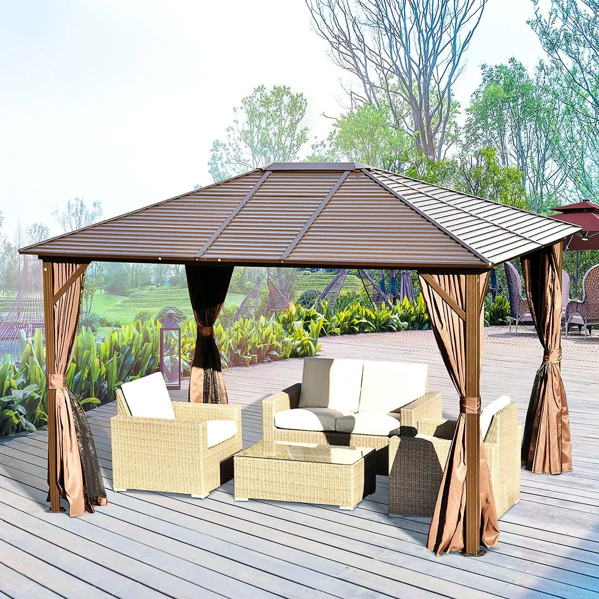 Gartenpavillon Pavillon 300 x 365 - 1
