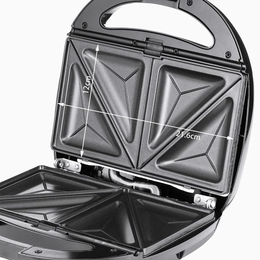 3in1 Sandwichmaker Schwarz 800W - 2