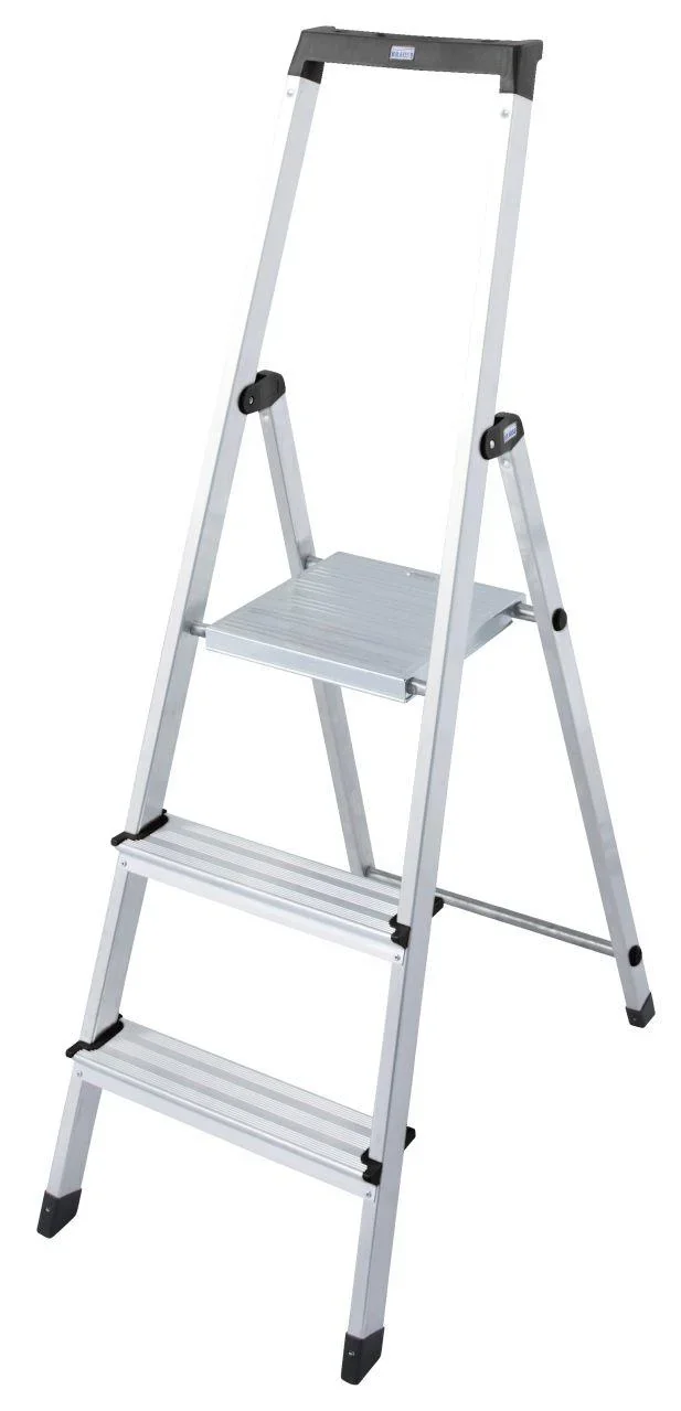 Stufen-Stehleiter mit 3 Stufen plus Plattform - 2