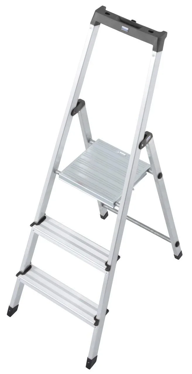 Stufen-Stehleiter mit 3 Stufen plus Plattform - 3
