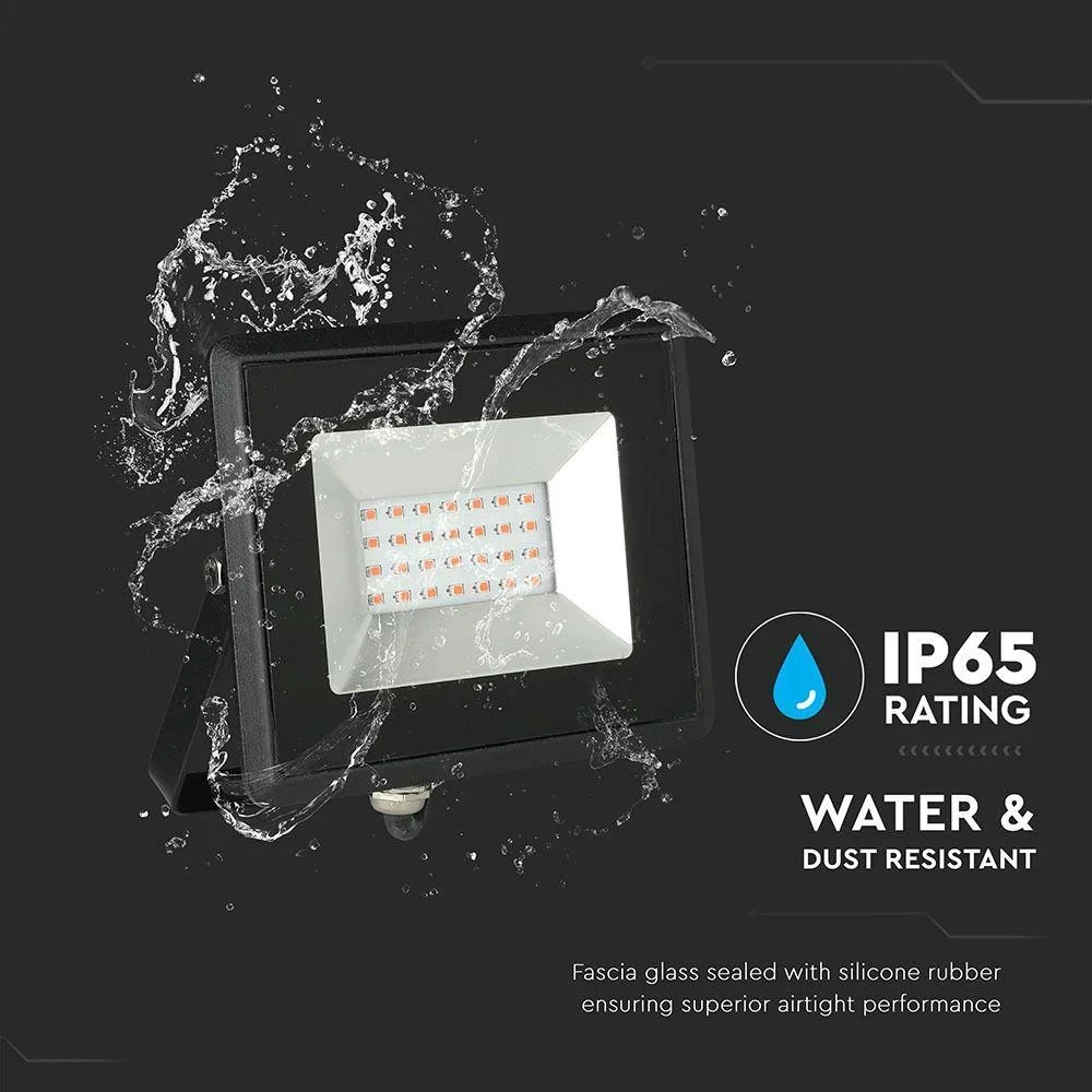 VT-4021 20W Strahler mit rotem Licht - IP65 - Atmosphärische Beleuchtung - 5