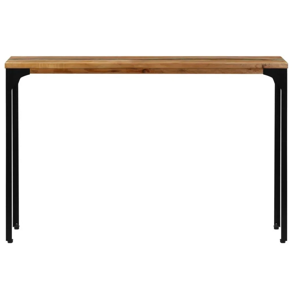 Wandtisch 120x35x76 cm aus massivem recyceltem Holz - 4