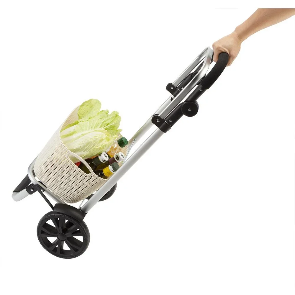 Einkaufswagen blau Aluminium 35L 31x24x54cm - 6