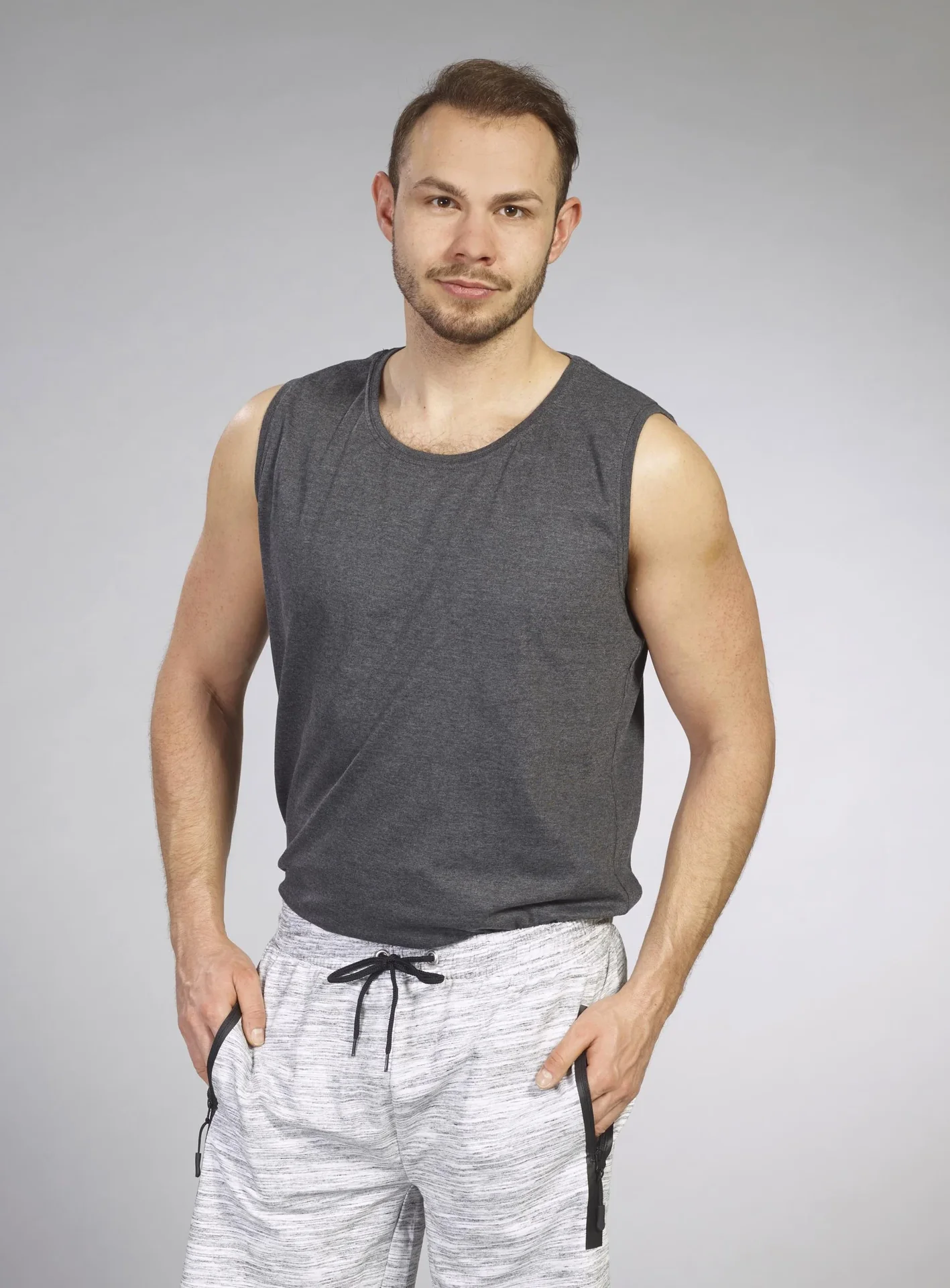 Tank Top, Farbe anthrazit/melange, Gr.M - 5
