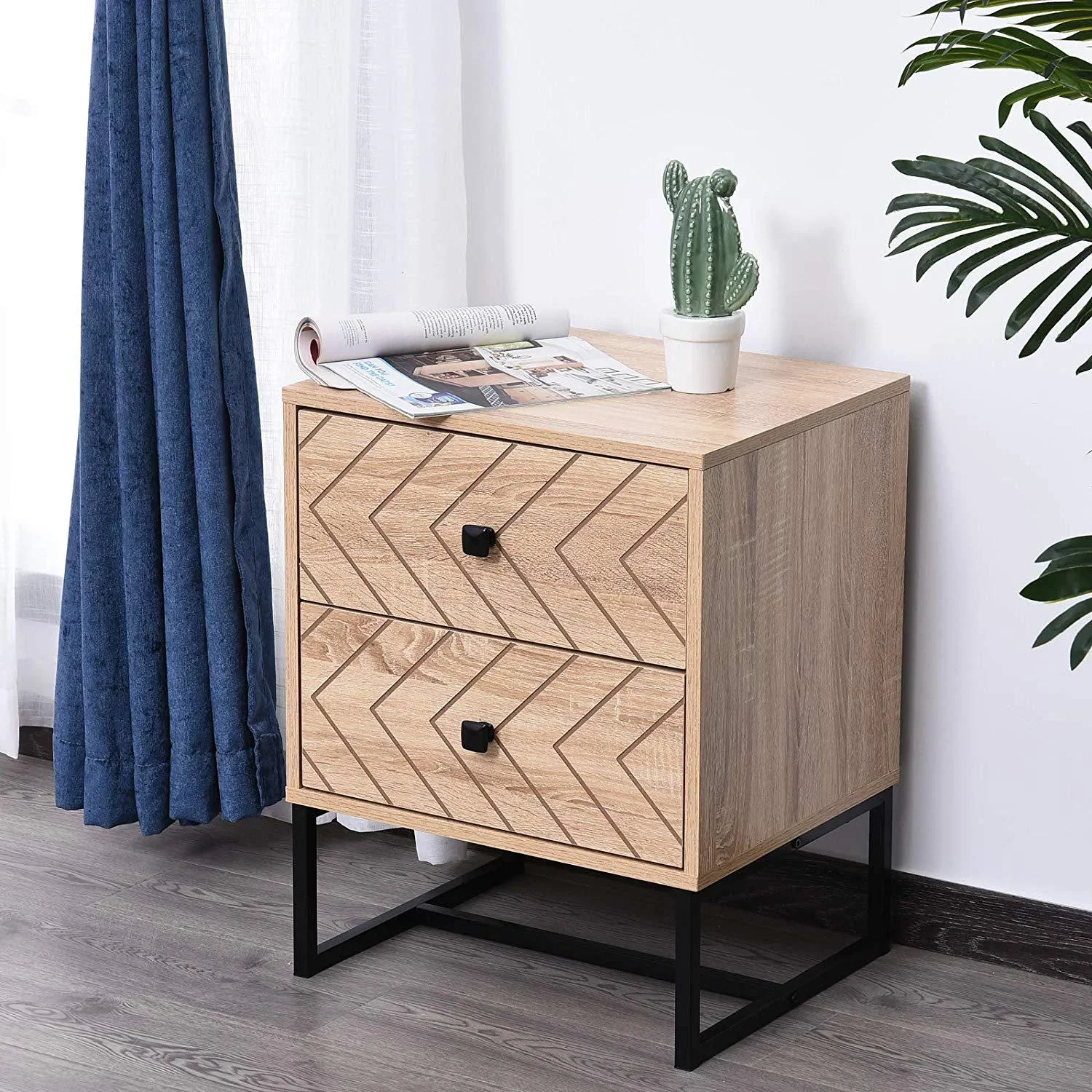 Nachtkommode im Retro-Design - 1