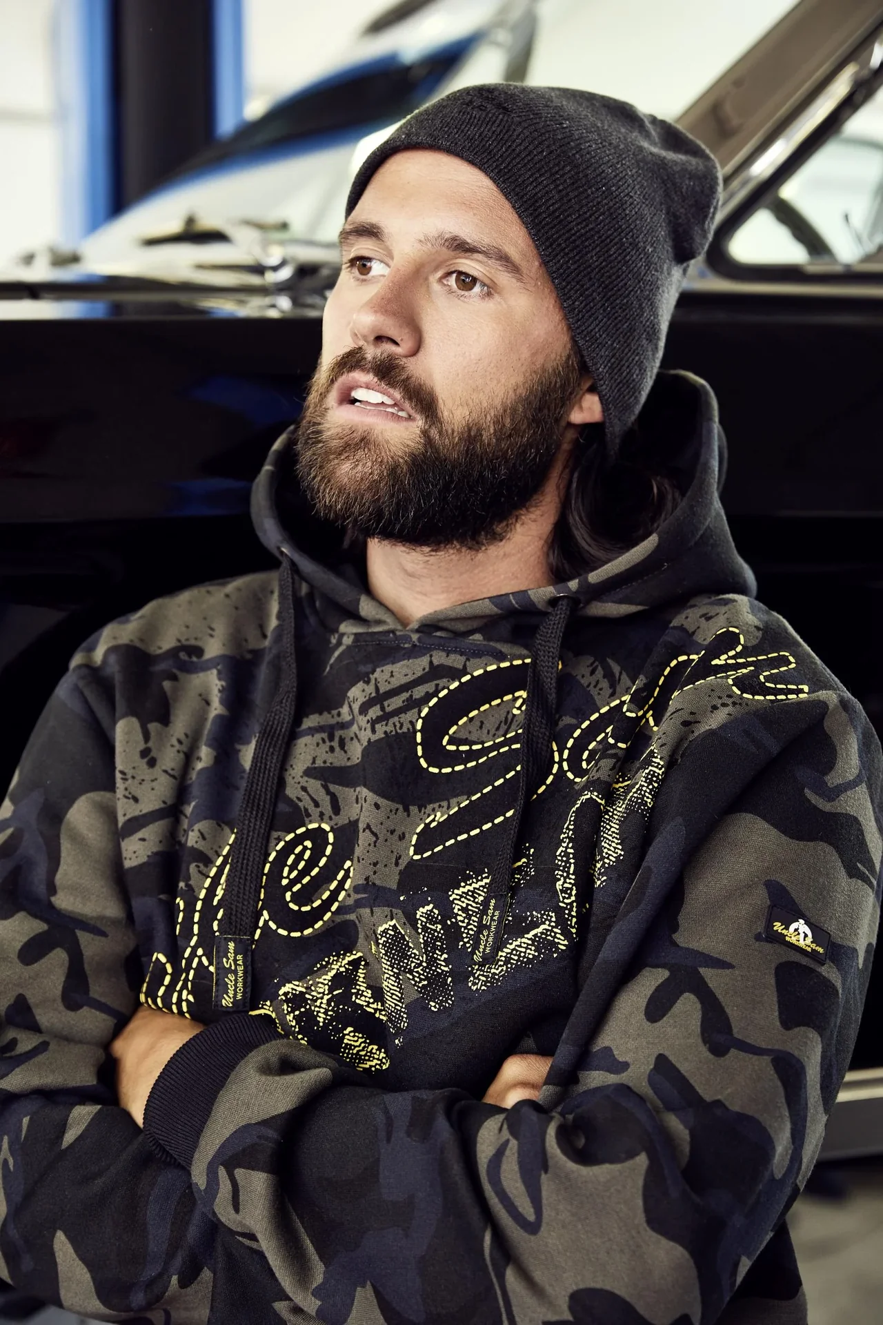 Sweatshirt Farbe camouflage, Gr.M - 2