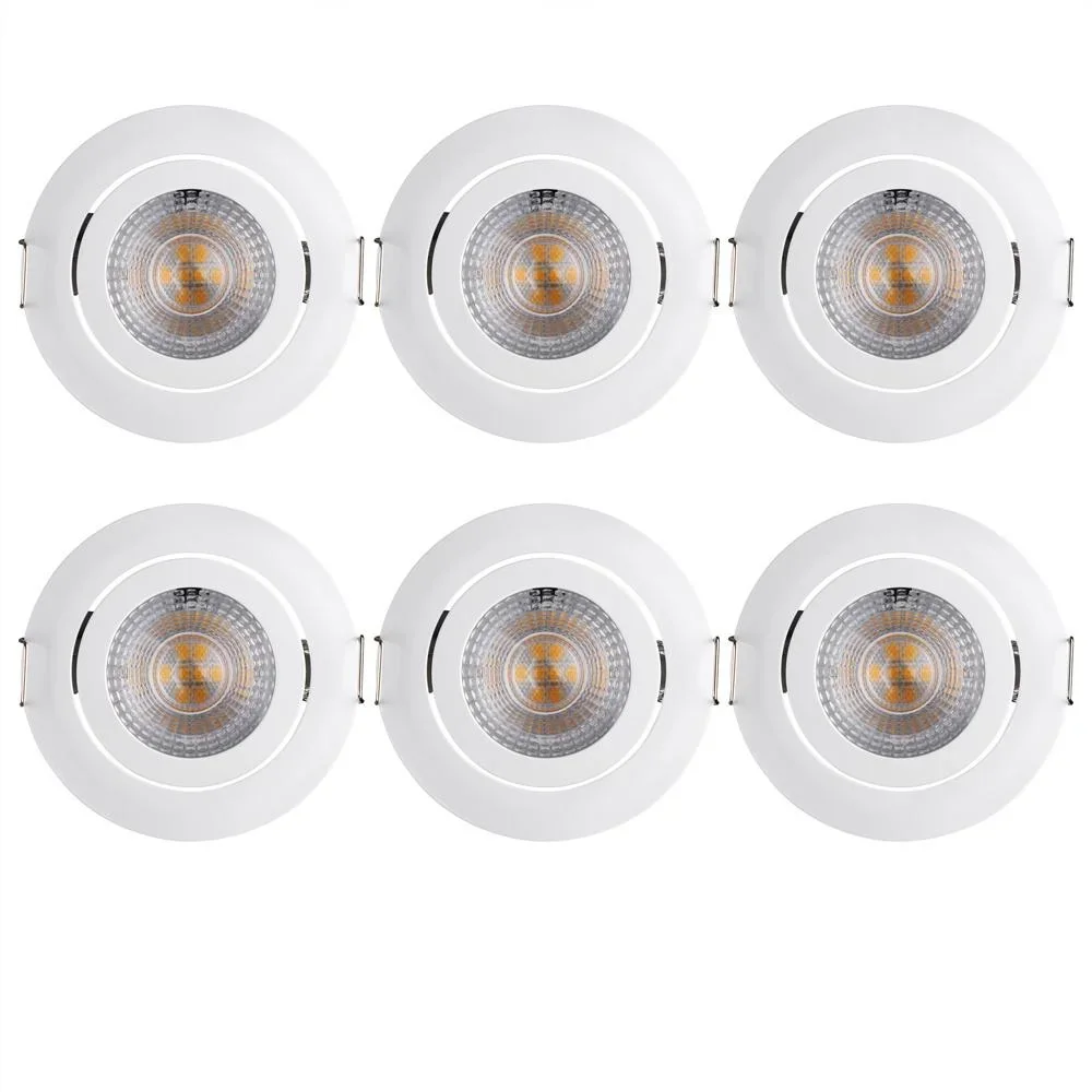LED-Downlight Krog 6 Stück weiß - 5