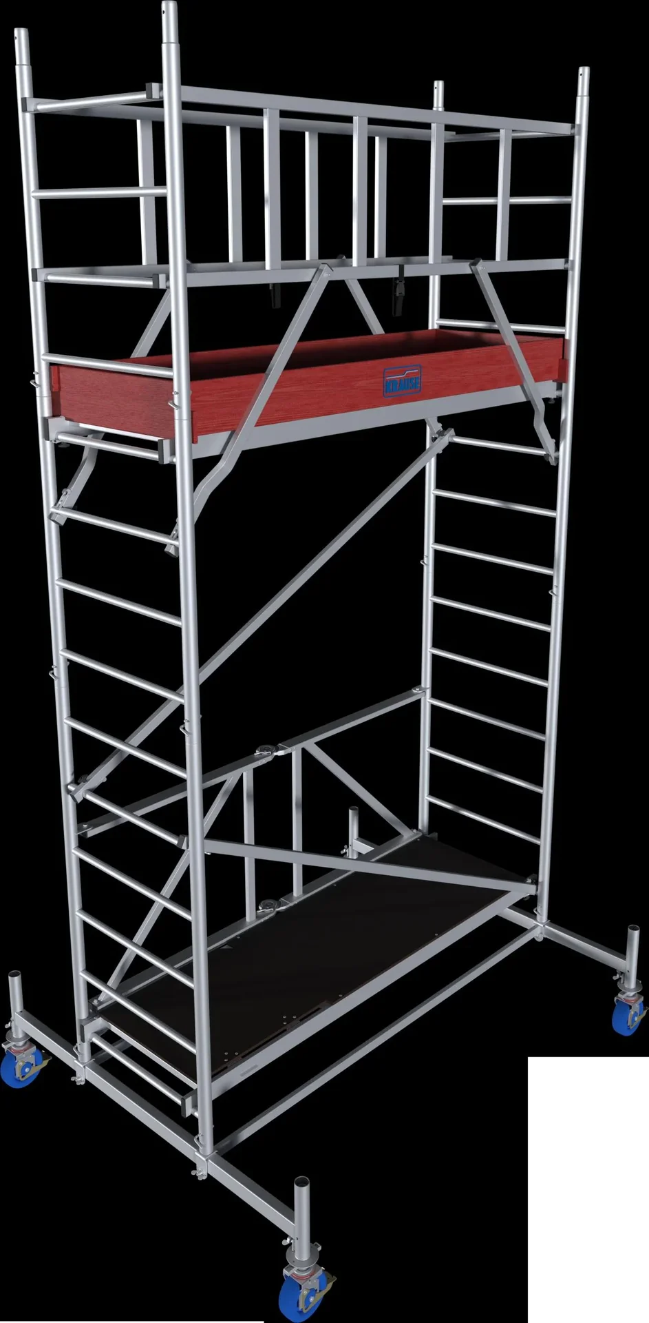 MONTO ProTec XS Alu-Faltgerüst, Arbeitshöhe ca. 4,80 m - 0