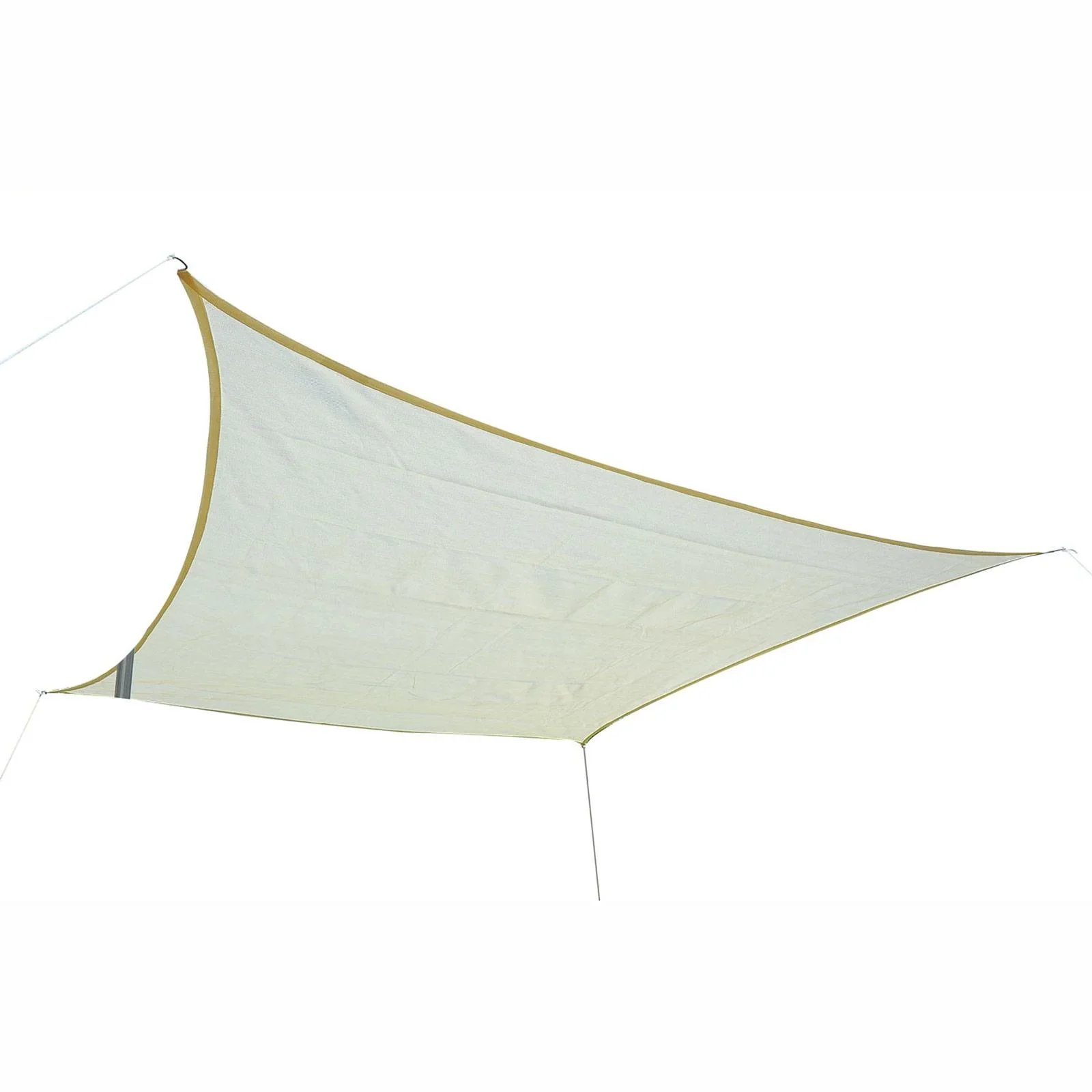 Sonnensegel (3x3m cream) Quadrat HDPE - atmungsaktiv - 0