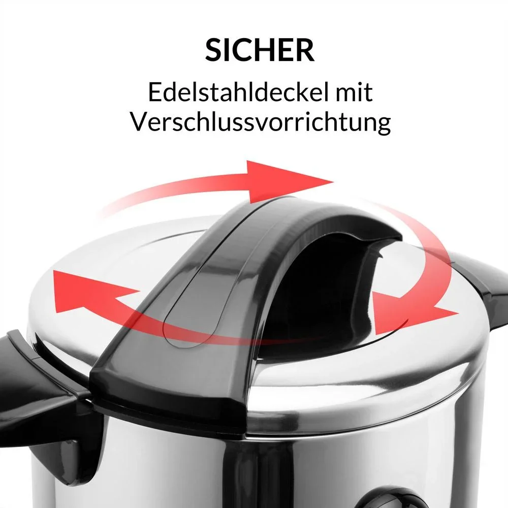 Glühweinkessel, Warmwasserboiler 6,8L - 4