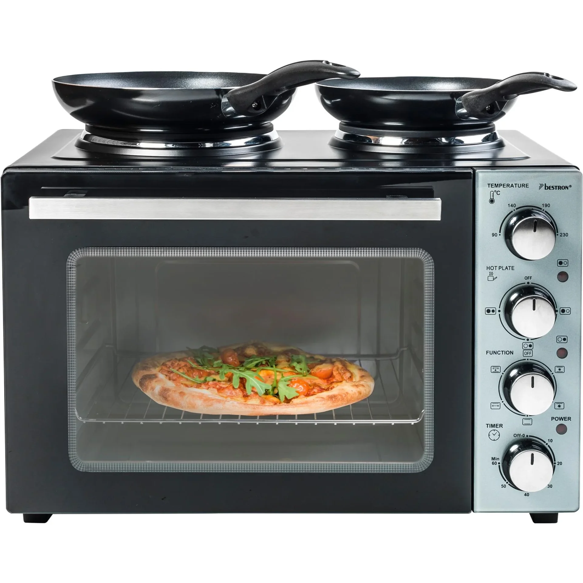 Kleinküche Grill- Backofen mit Grillspieß, 31 Liter - 1