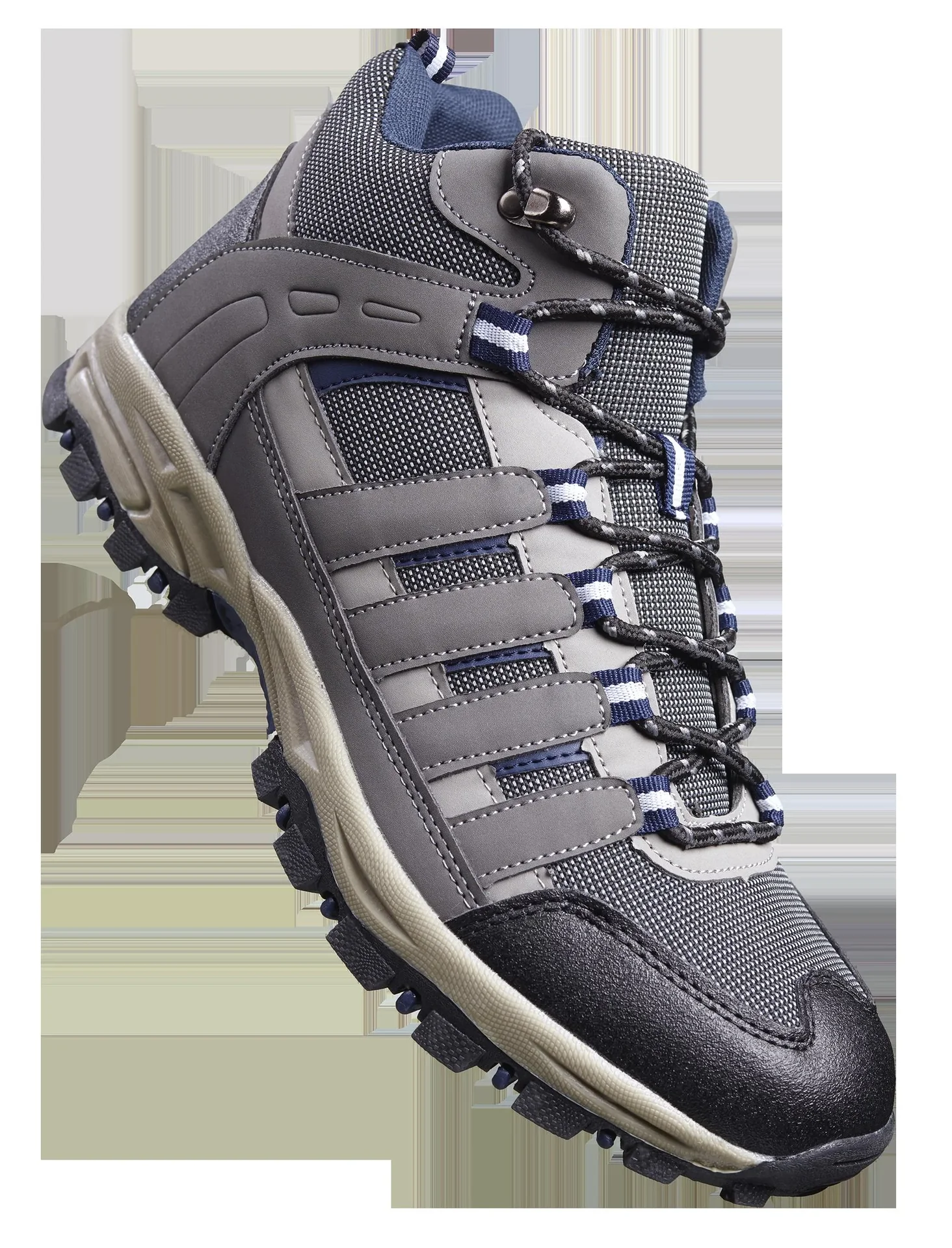 Trekkingschuh, Farbe grau/schwarz/blau, Gr.41 - 3