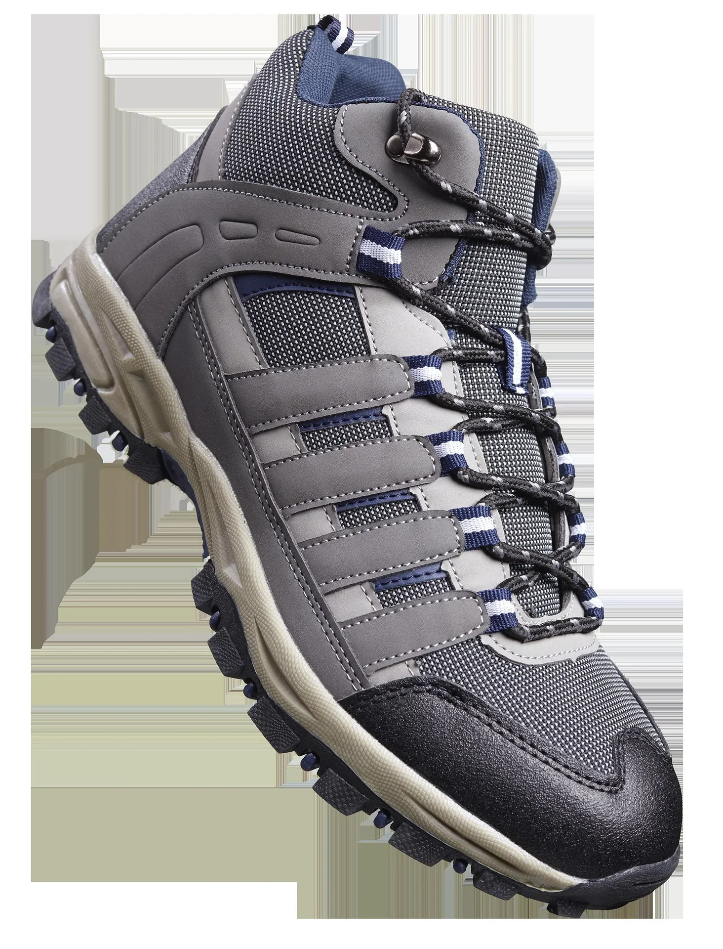 Trekkingschuh, Farbe grau/schwarz/blau, Gr.41 - 4