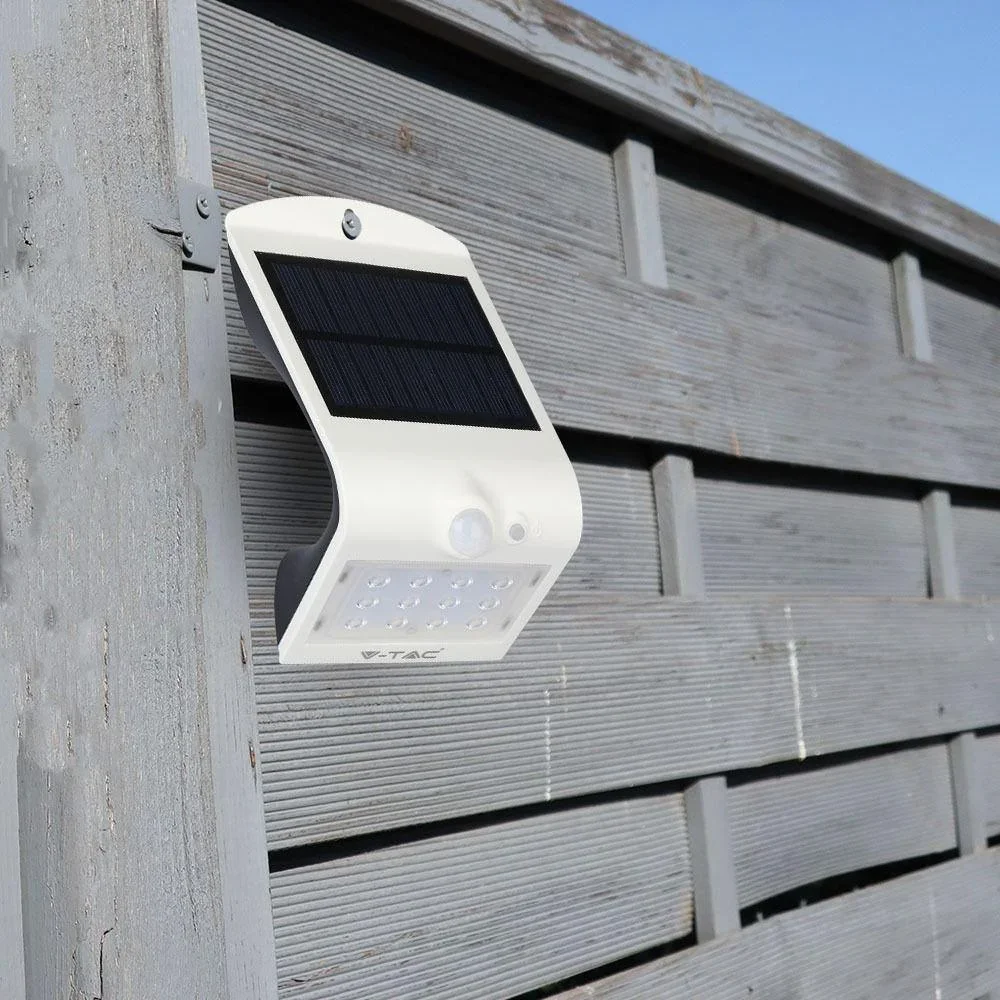 VT-767-2 LED-Solar-Außenbeleuchtung - 1,5W - 220Lm - weiß - 6