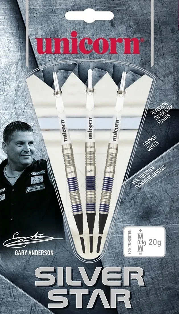 Silver Star Gary Anderson Soft Darts - 1