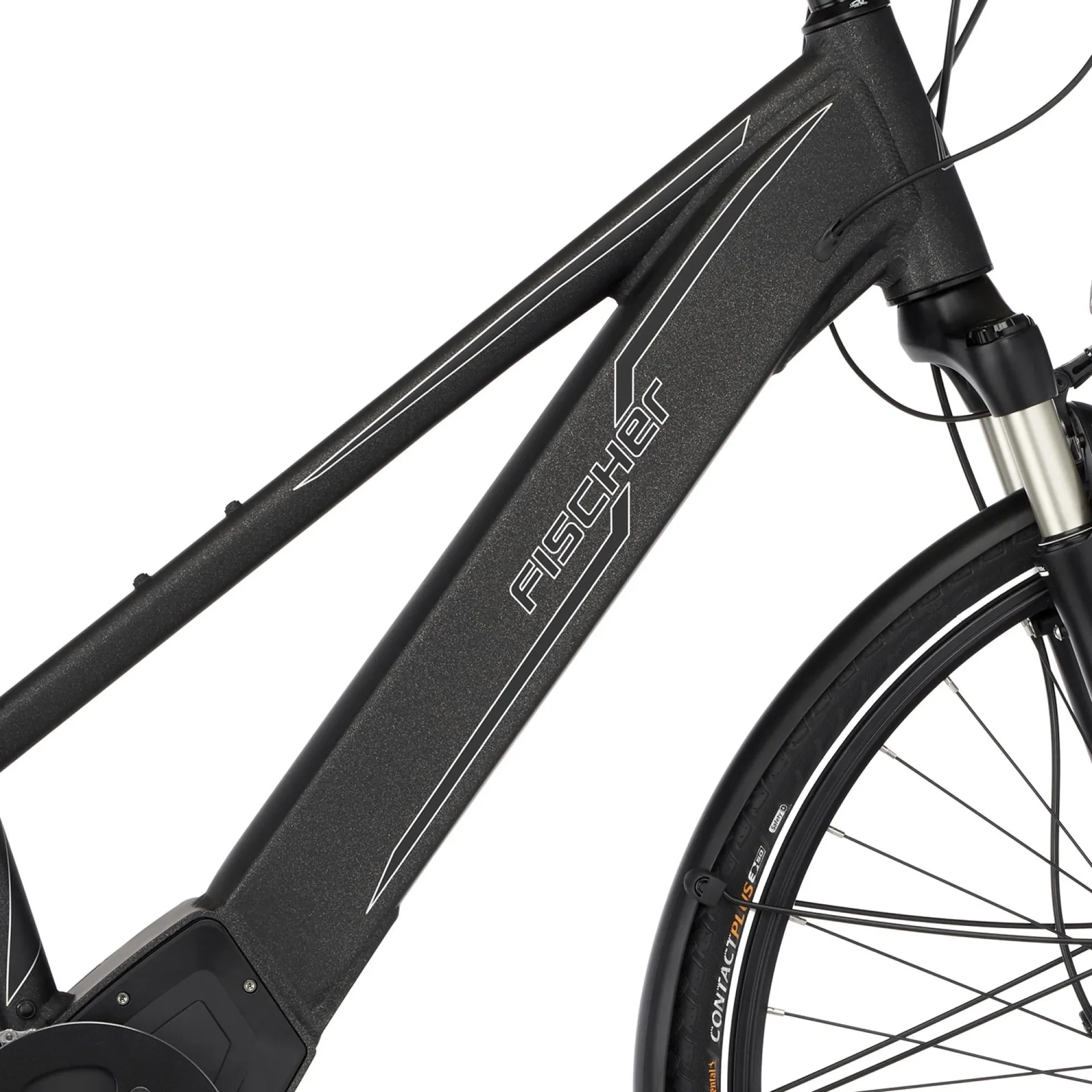 Damen E-Bike Trekking, 28 Zoll, Rahmengröße 44cm, 10-Gang Kettenschaltung, graphit metallic matt, VIATOR 6.0i - 3
