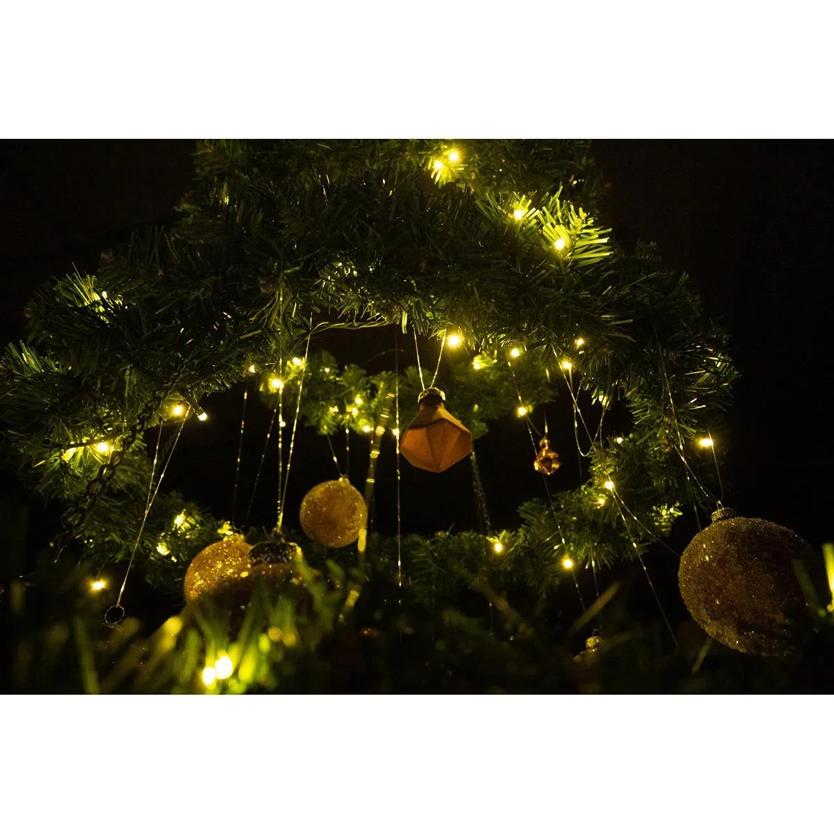 Vellight Weihnachtsbeleuchtung - 12m - 80 LEDs - Warmweiß - Innen & Außen - 0